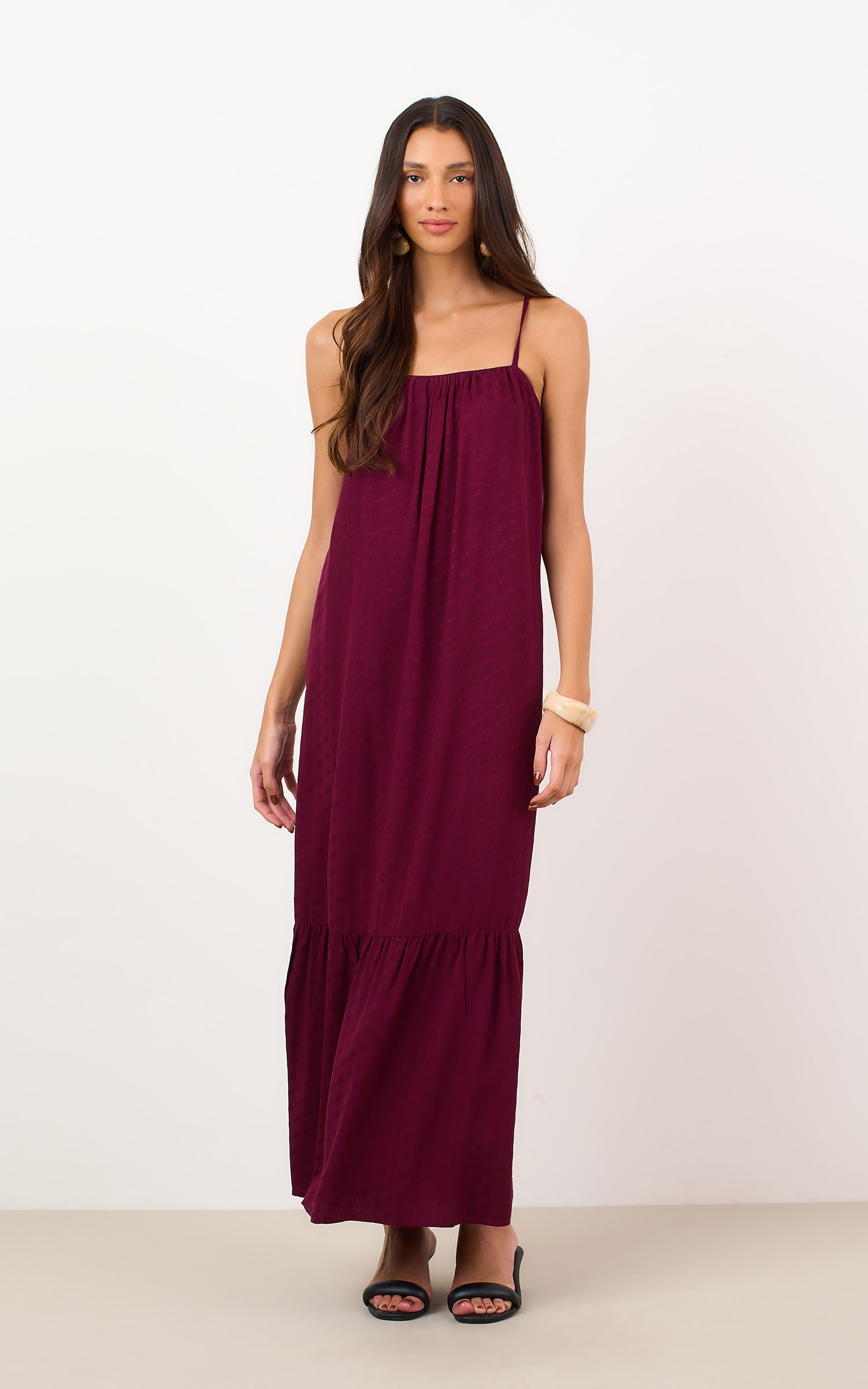 Vestido Cropped Mocha Burgundy