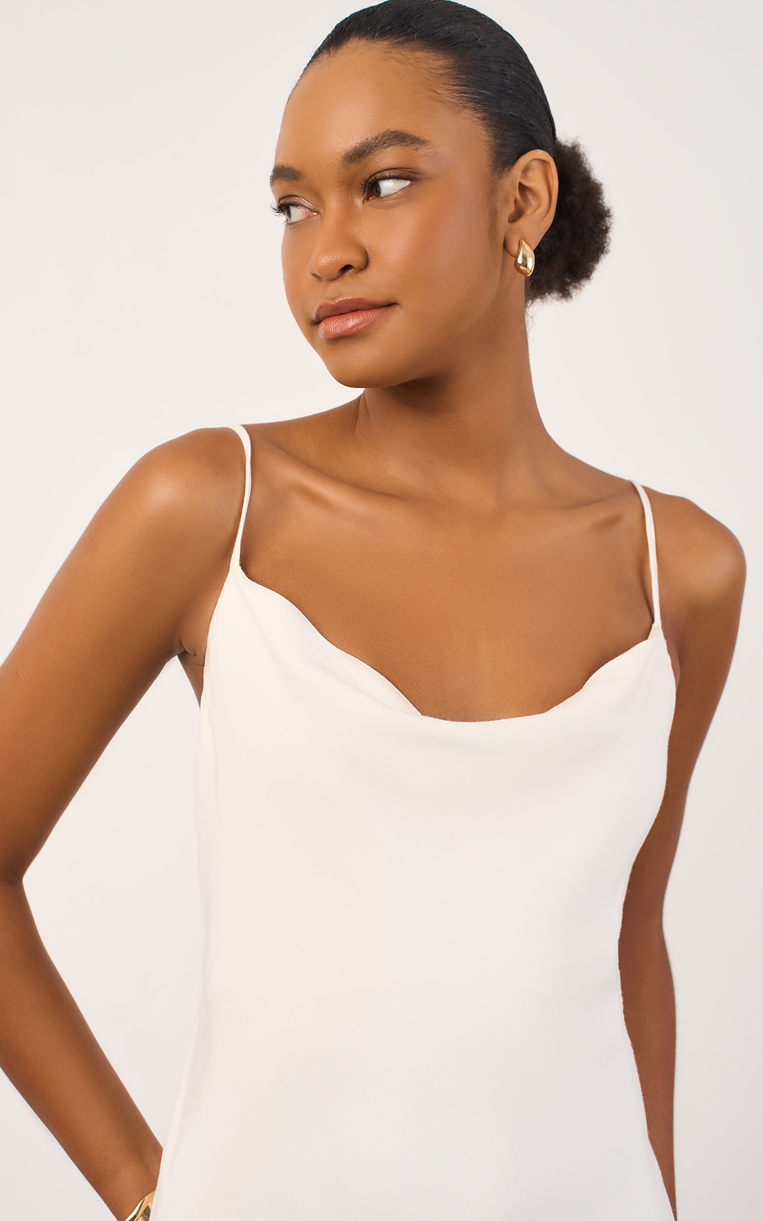 Vestido Cropped Modern Off White