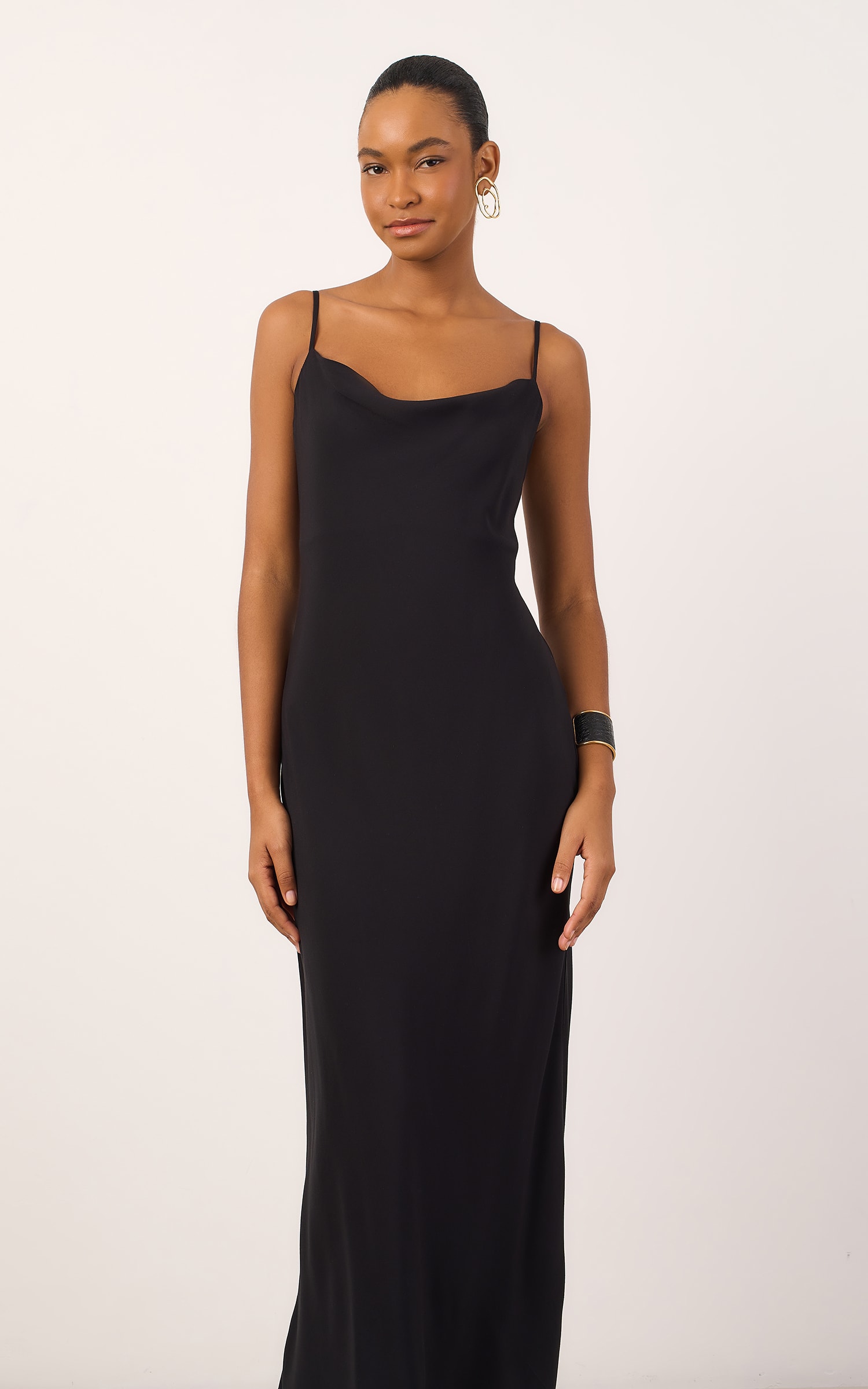Vestido Cropped Modern Preto