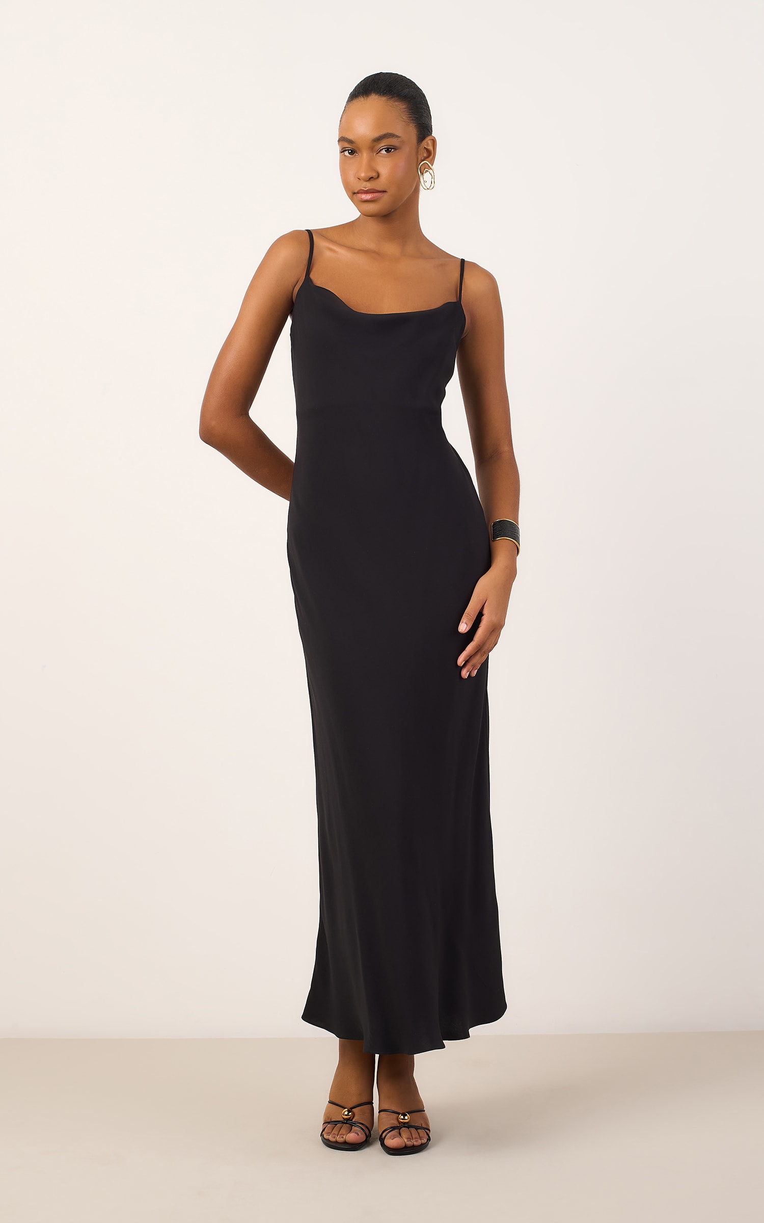 Vestido Cropped Modern Preto