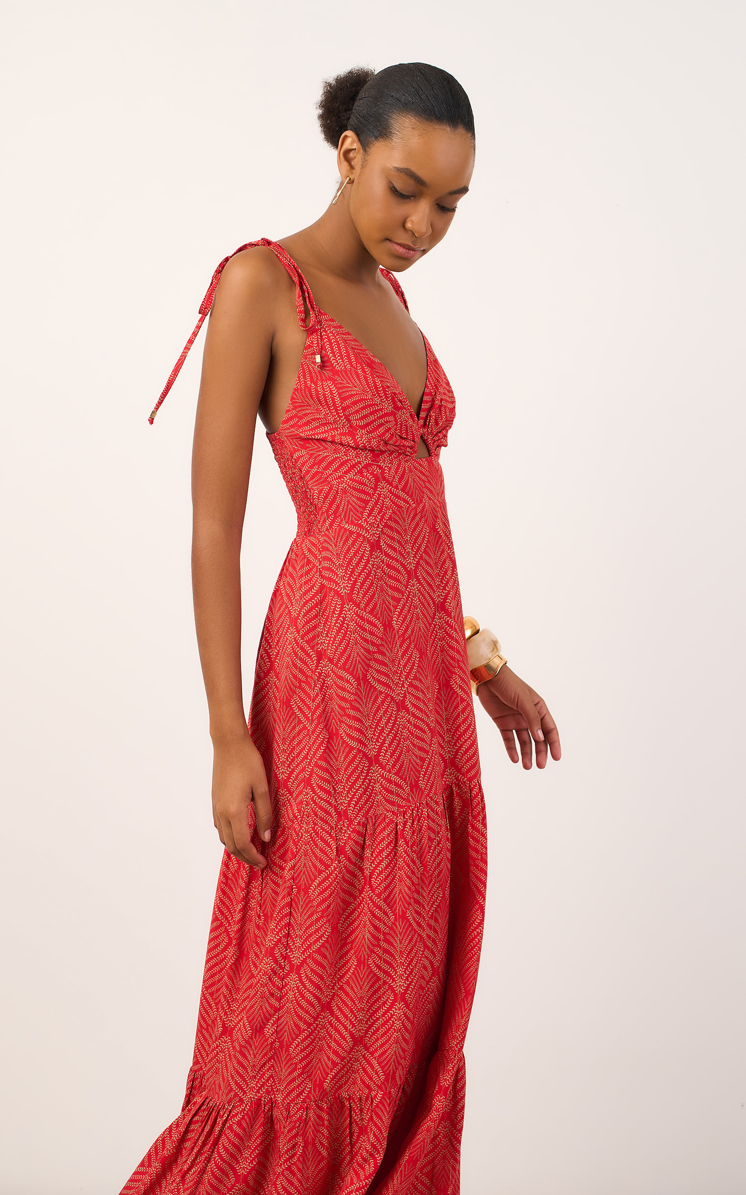 Vestido Cropped Nara Vermelho