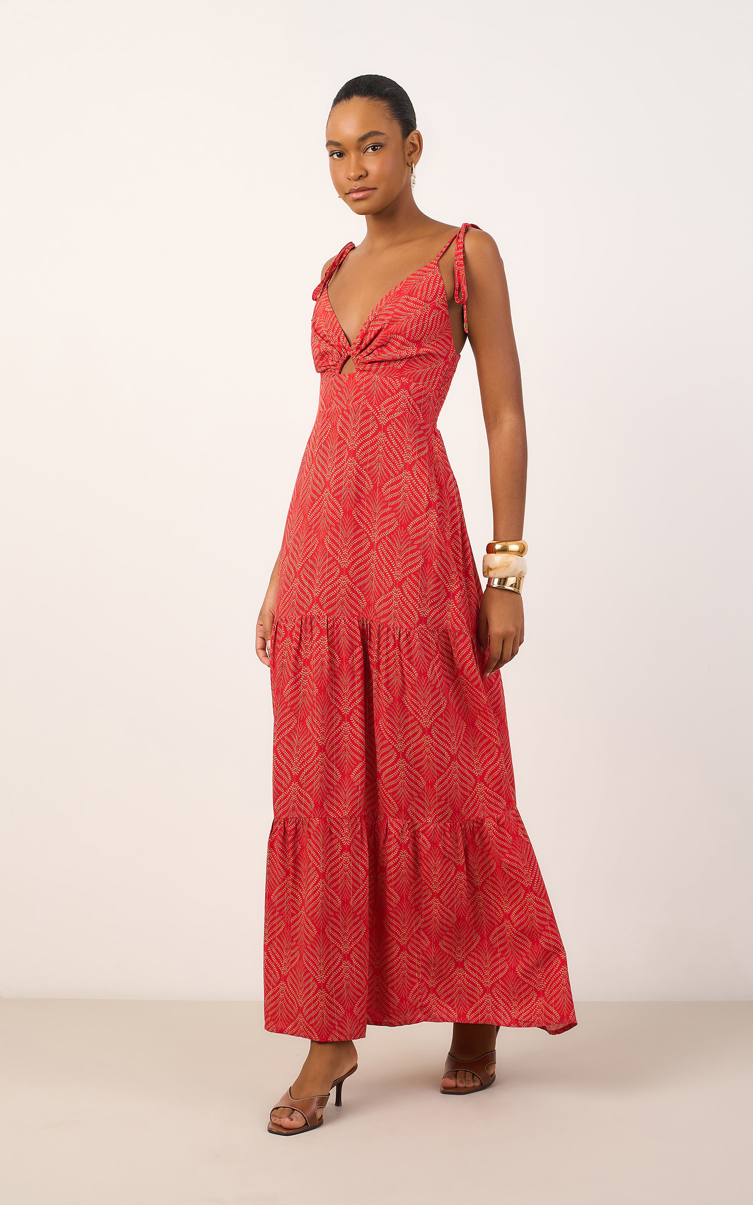 Vestido Cropped Nara Vermelho