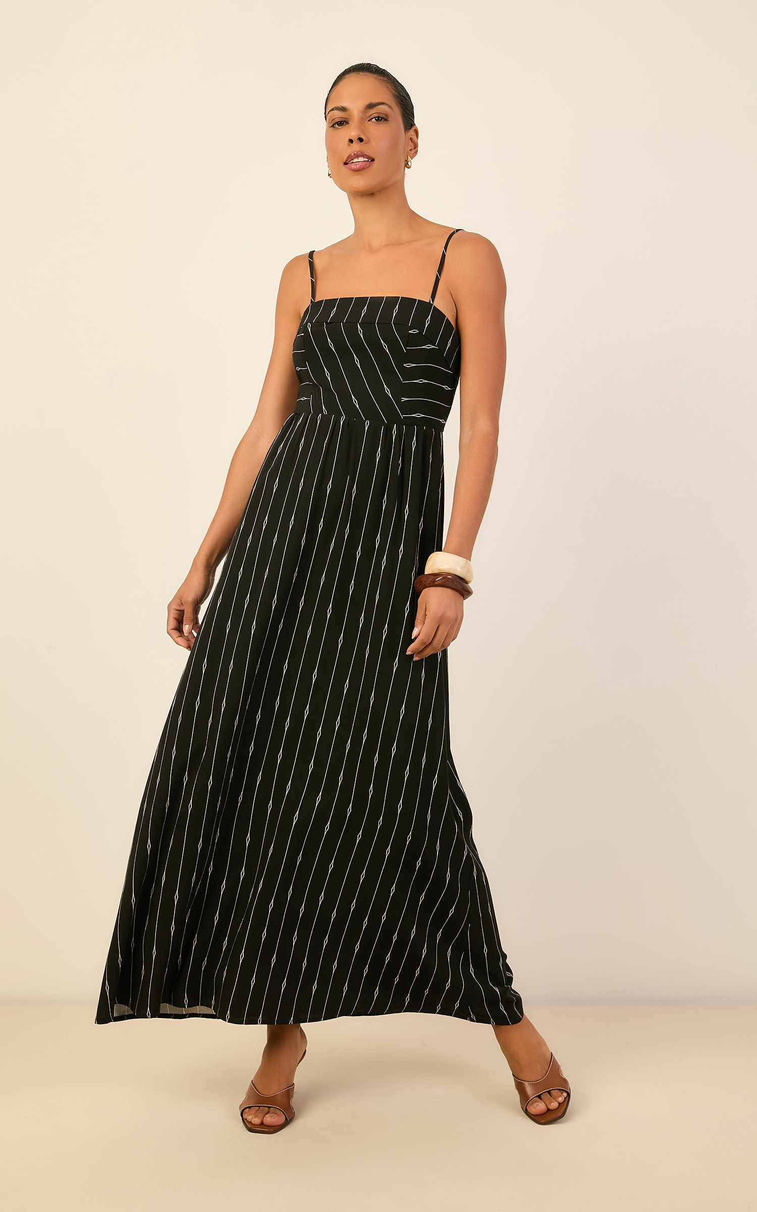 Vestido Cropped Tela Preto