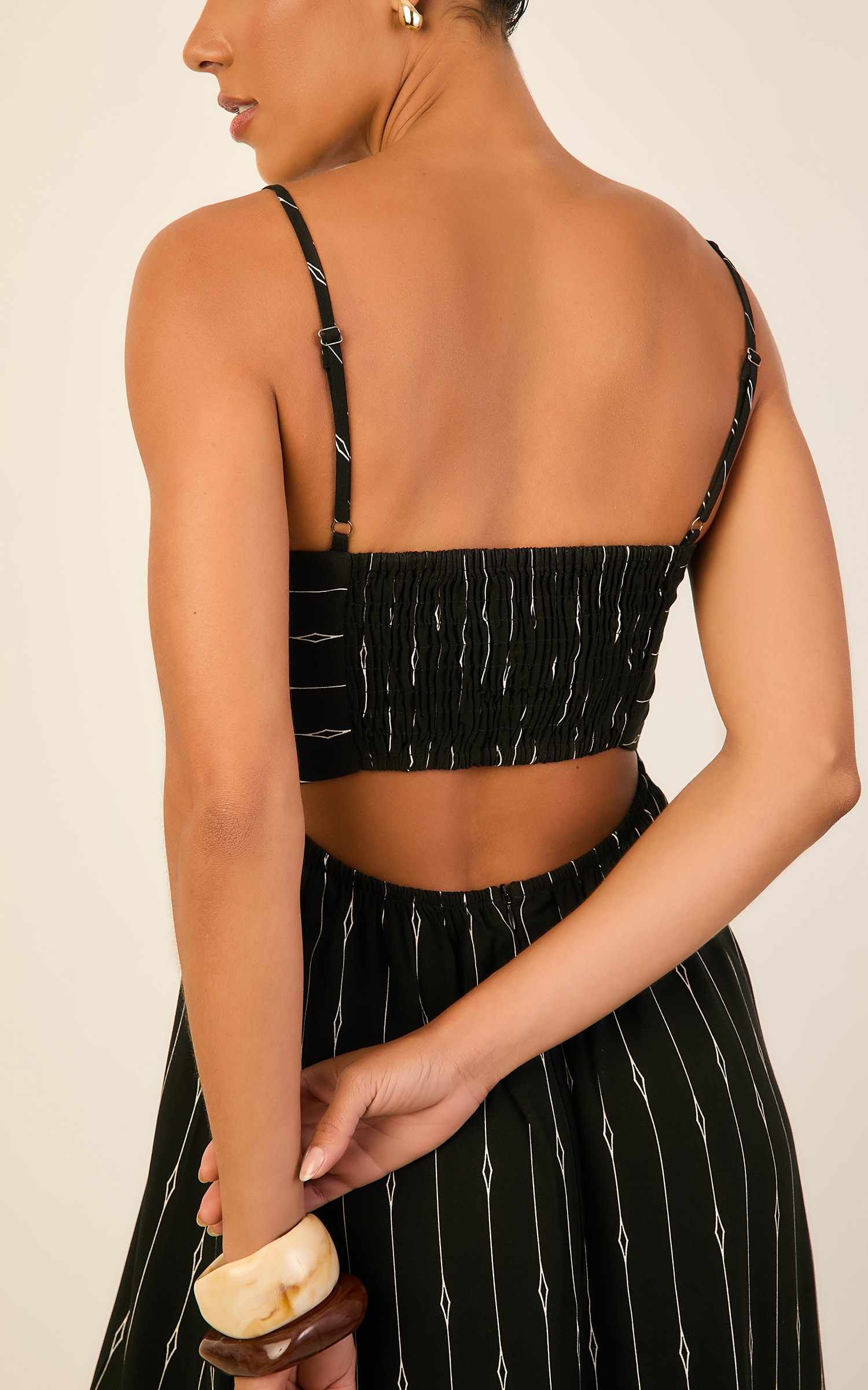 Vestido Cropped Tela Preto
