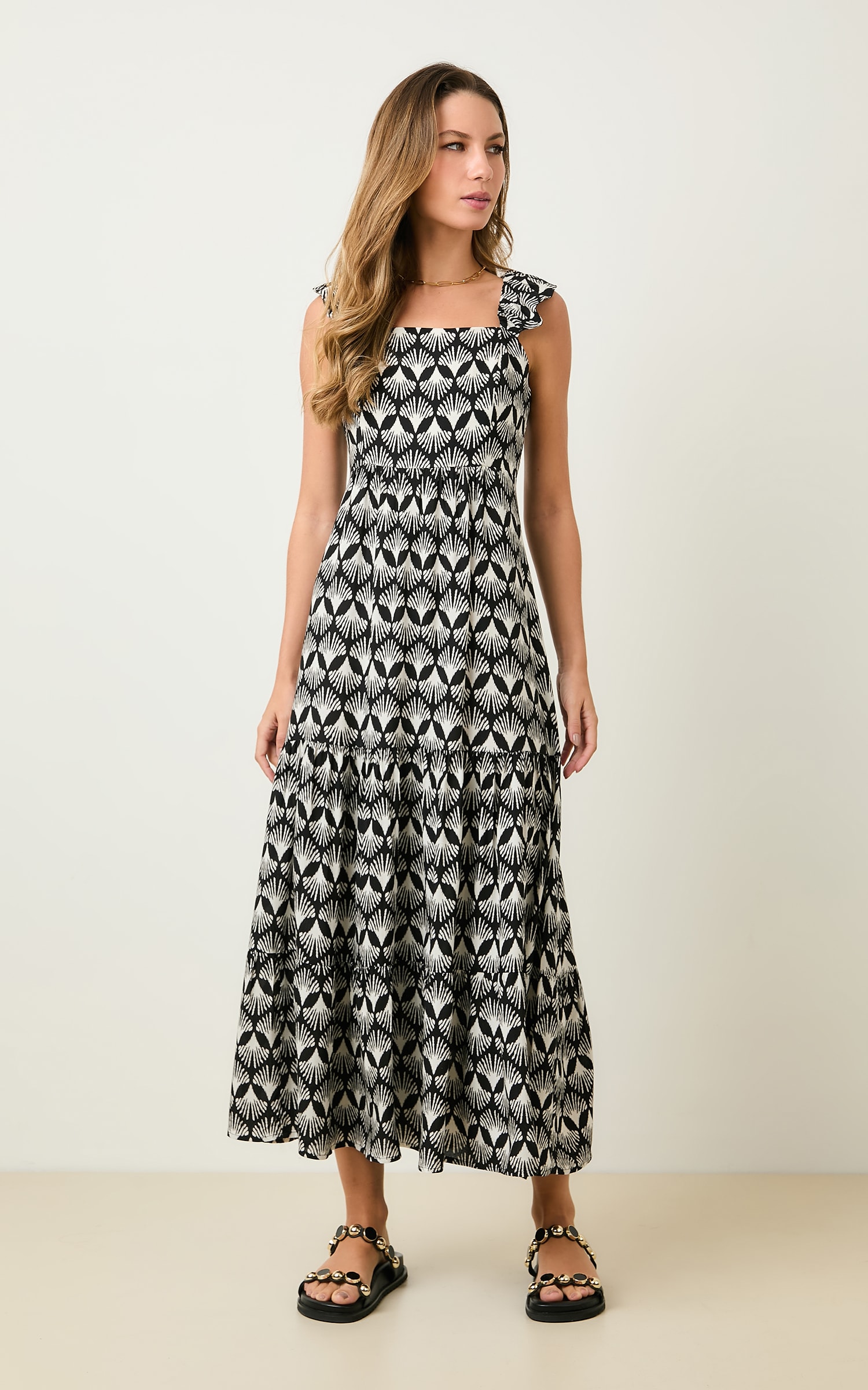 Vestido Cropped Vila Preto