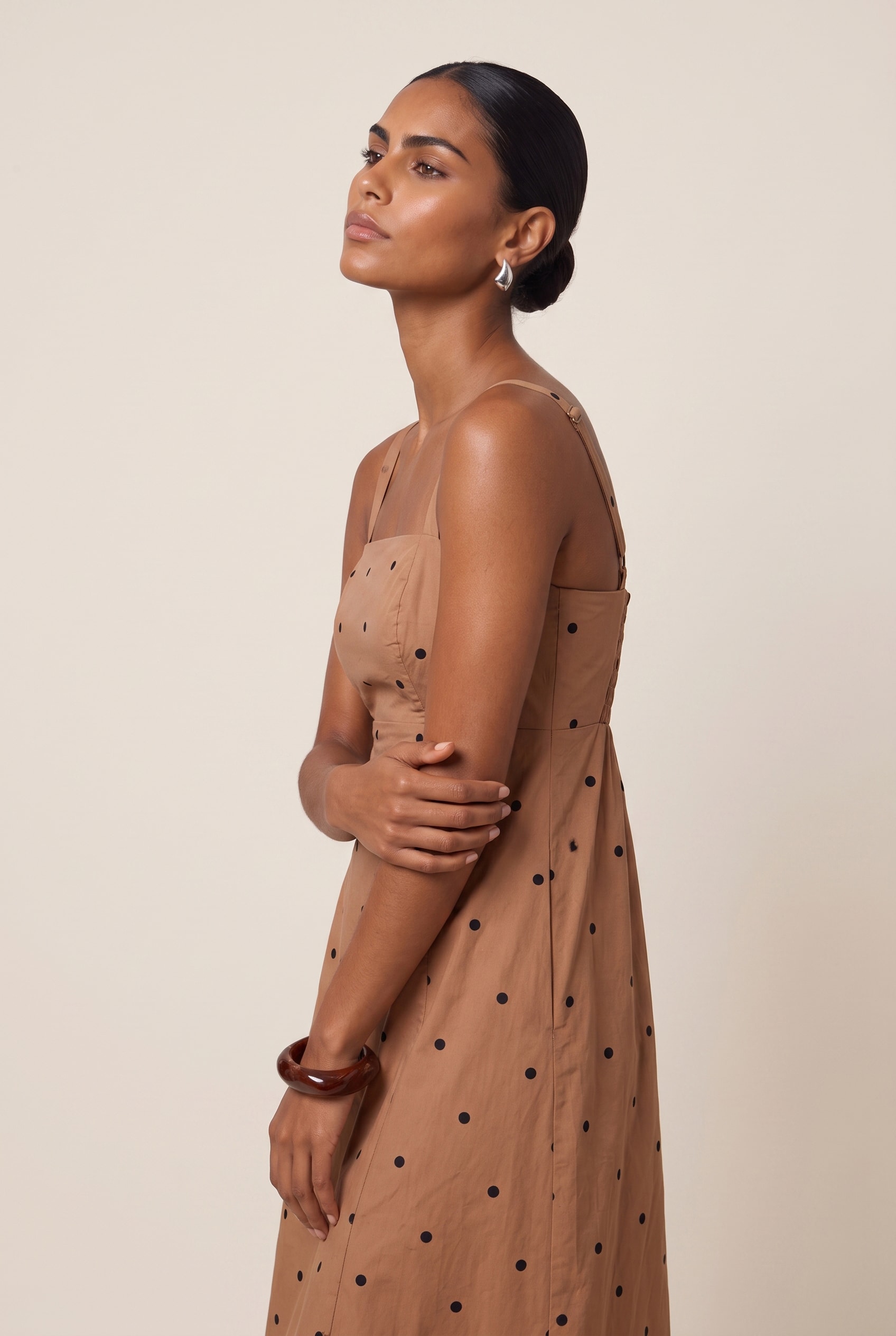 Vestido Cropped Vital Caqui