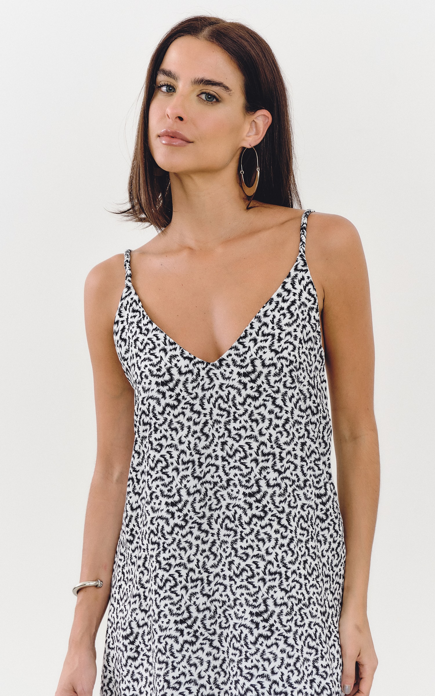 Vestido Curto Abstrato