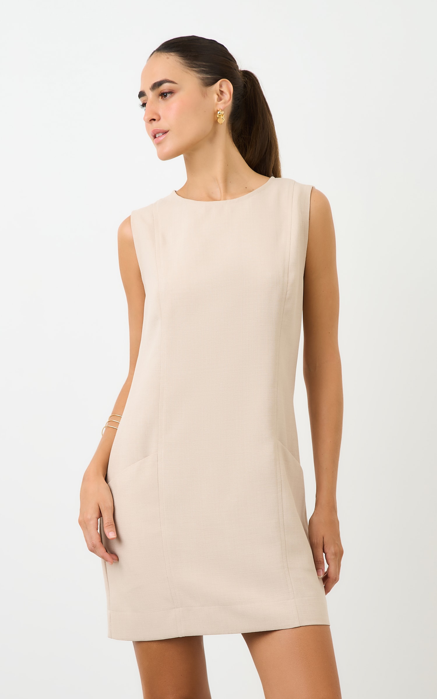 Vestido Curto Blanc Natural