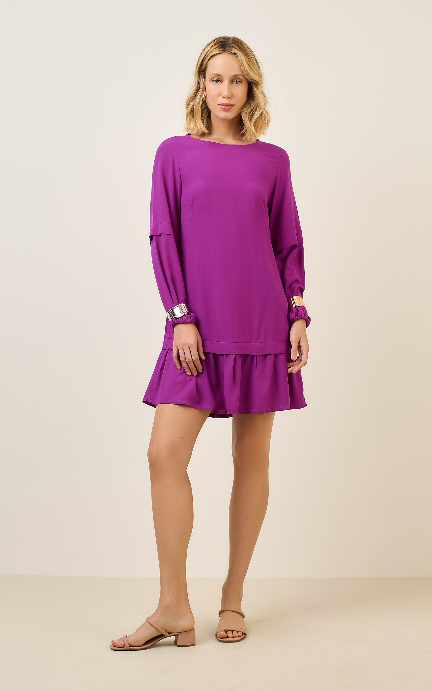 Vestido Curto Boreal Fucsia