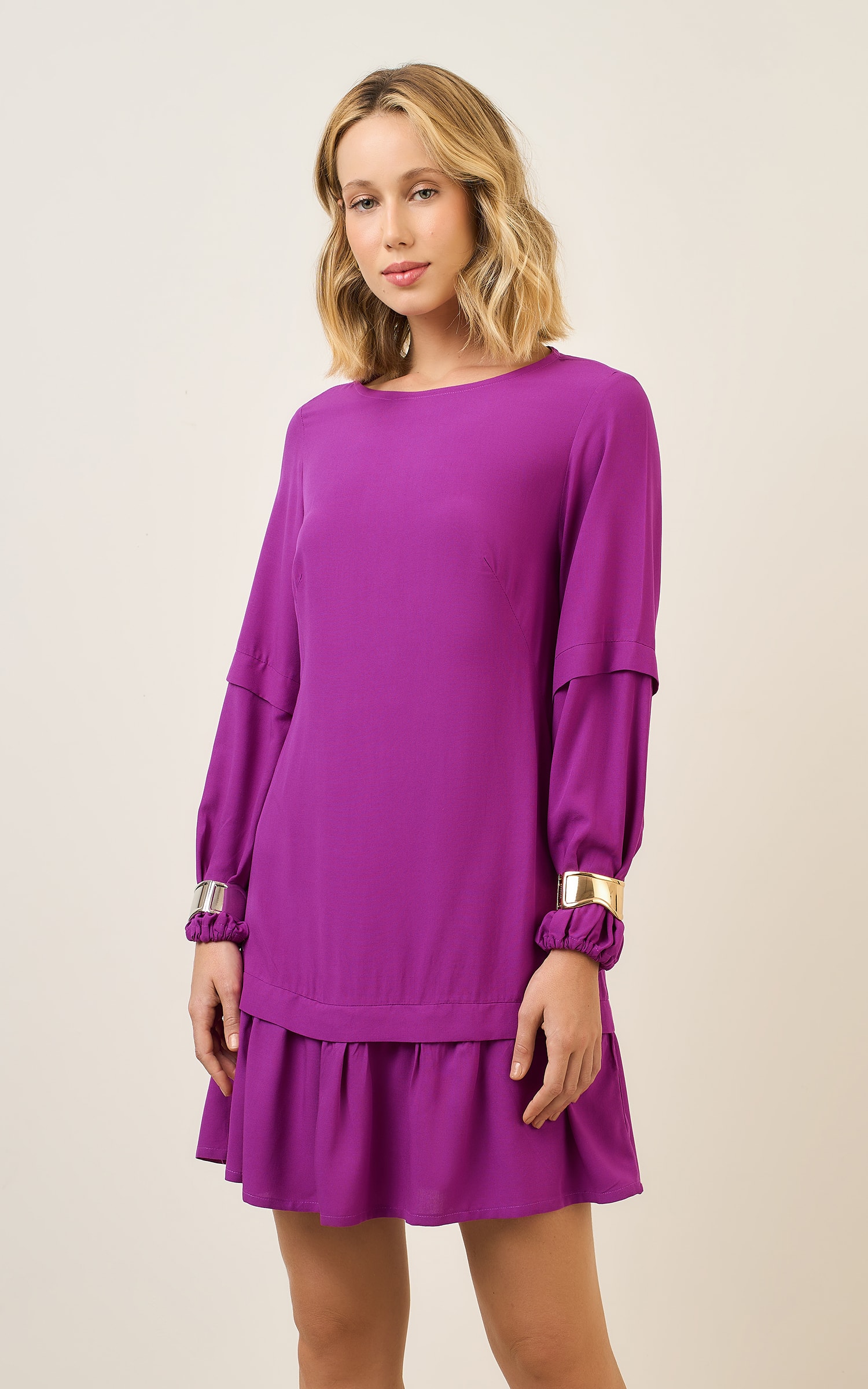 Vestido Curto Boreal Fucsia