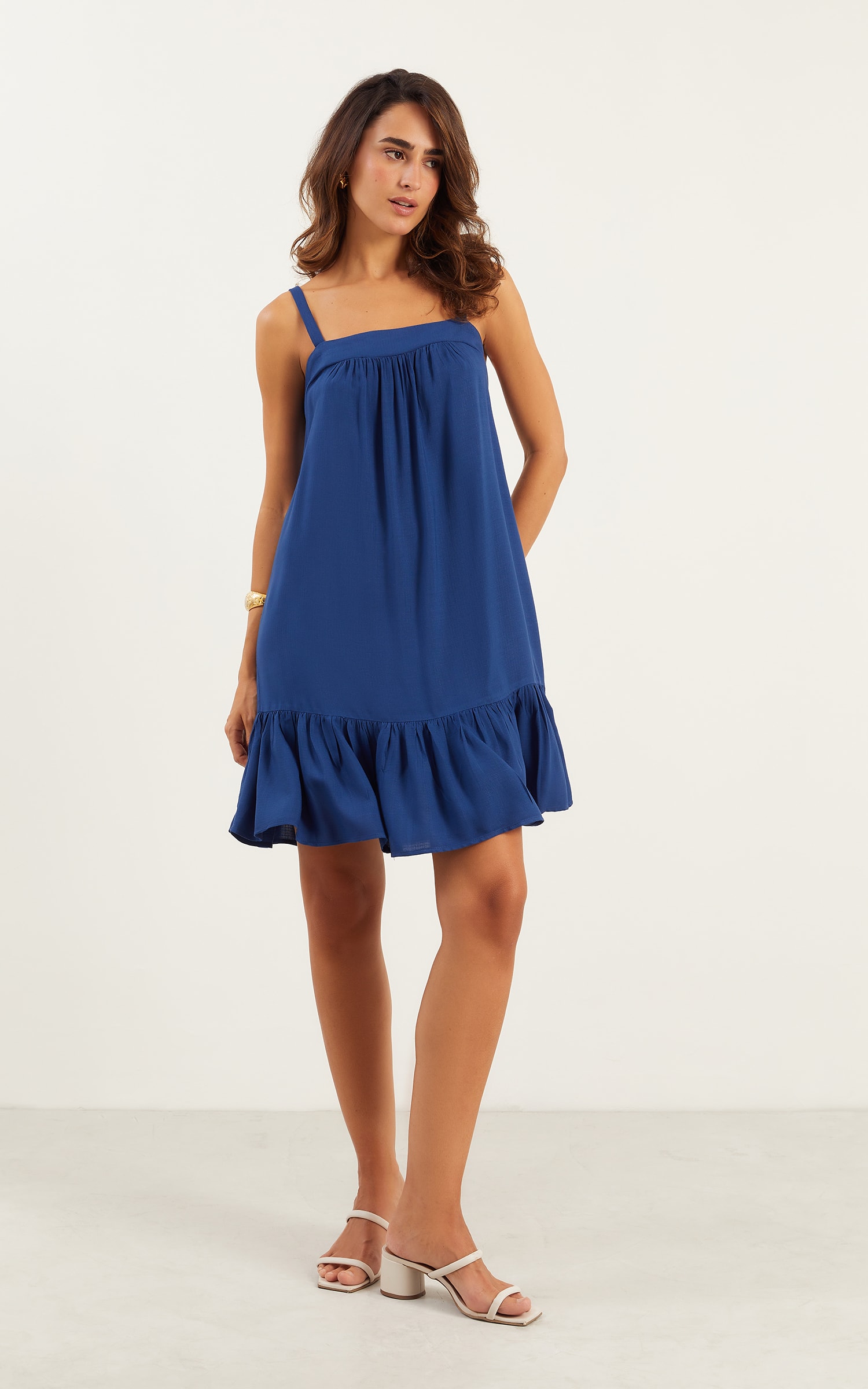 Vestido Curto Canyon Cobalto