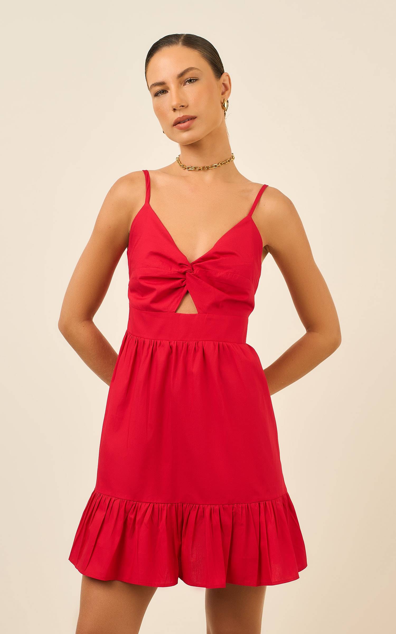 Vestido Curto Dinky Vermelho