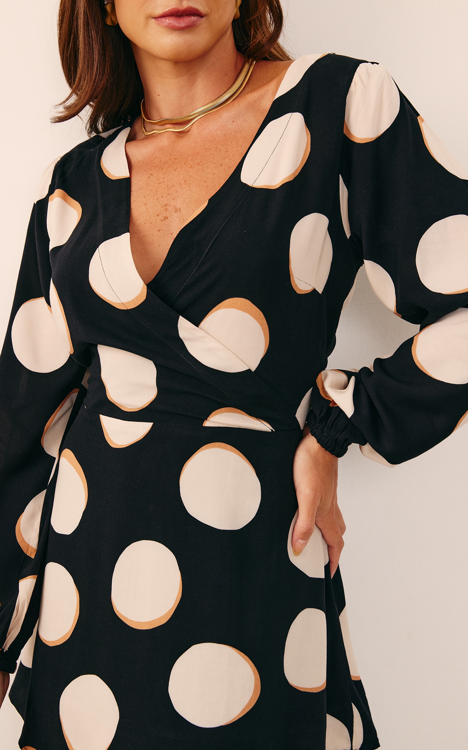 Vestido Curto Estampa Yang