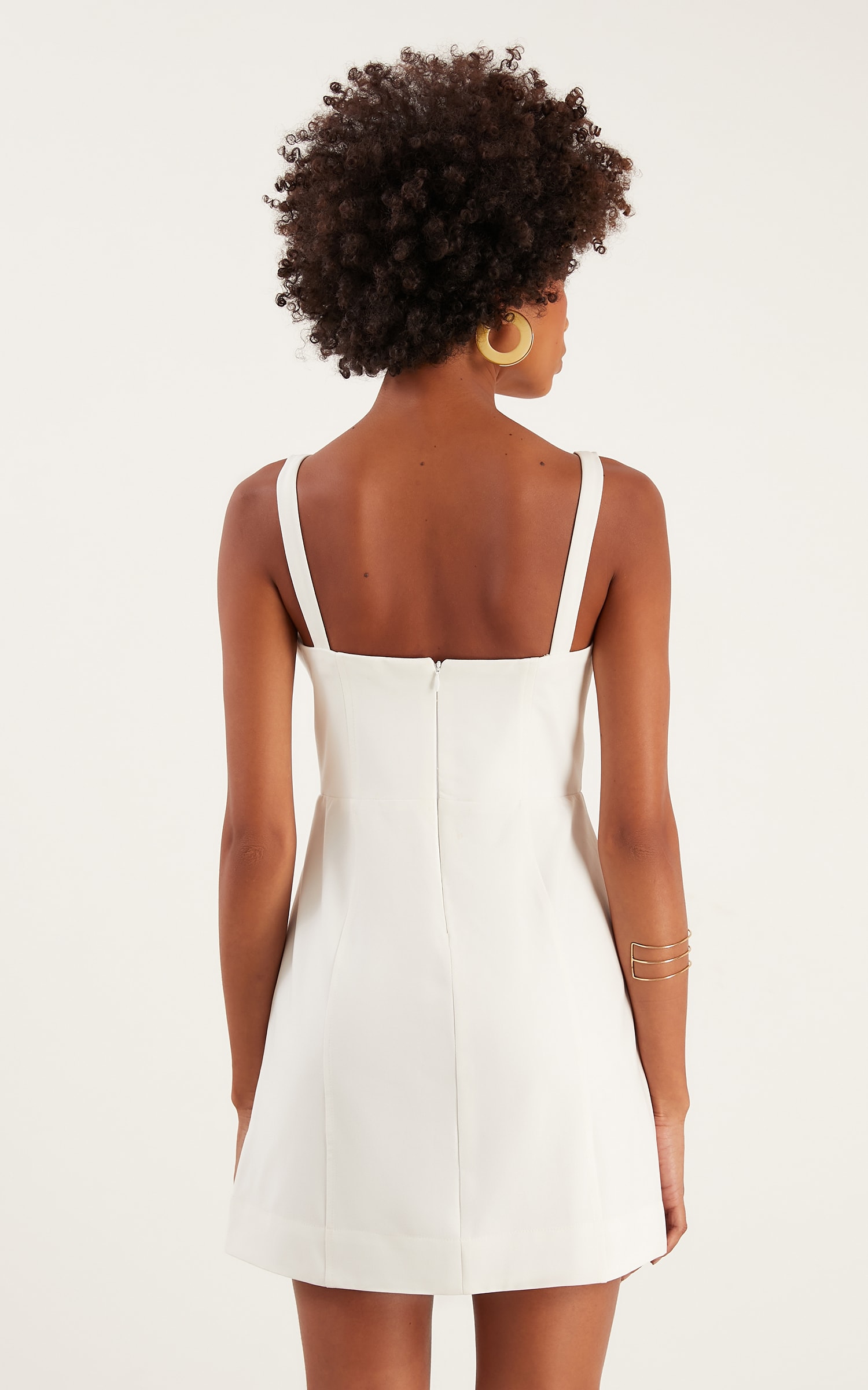 Vestido Curto Fly Off White