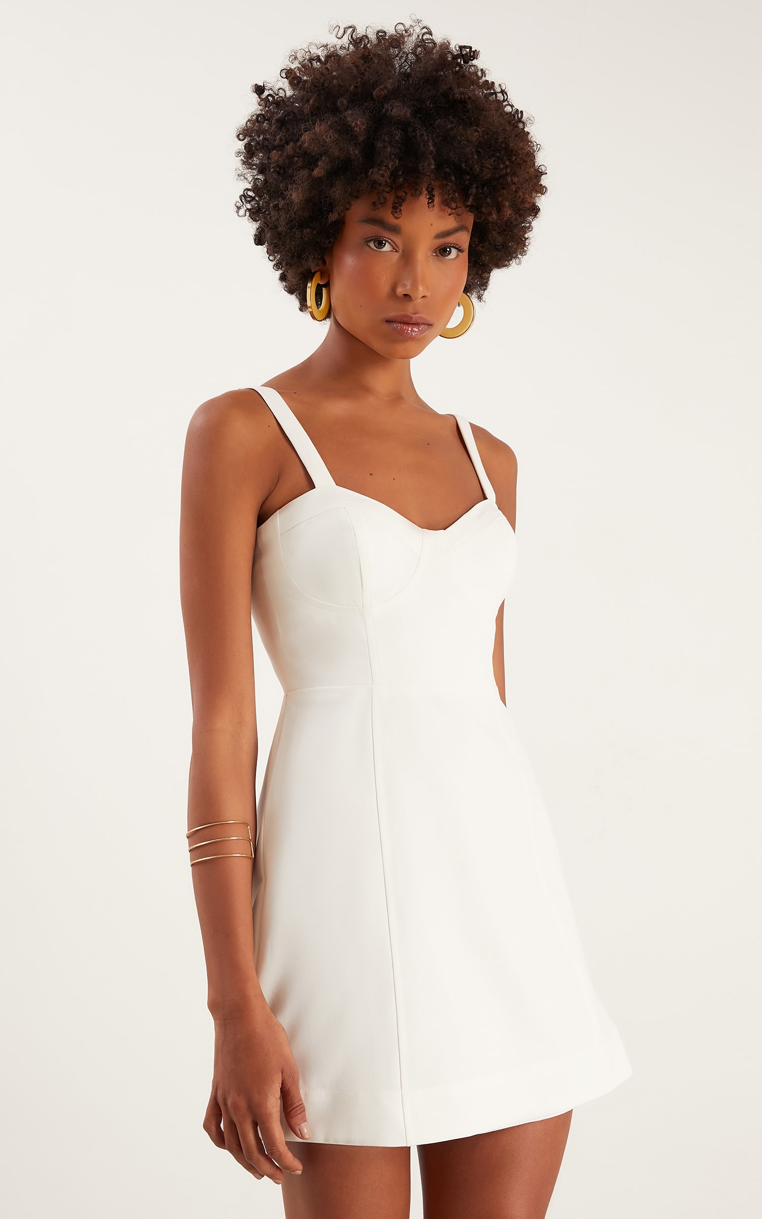 Vestido Curto Fly Off White