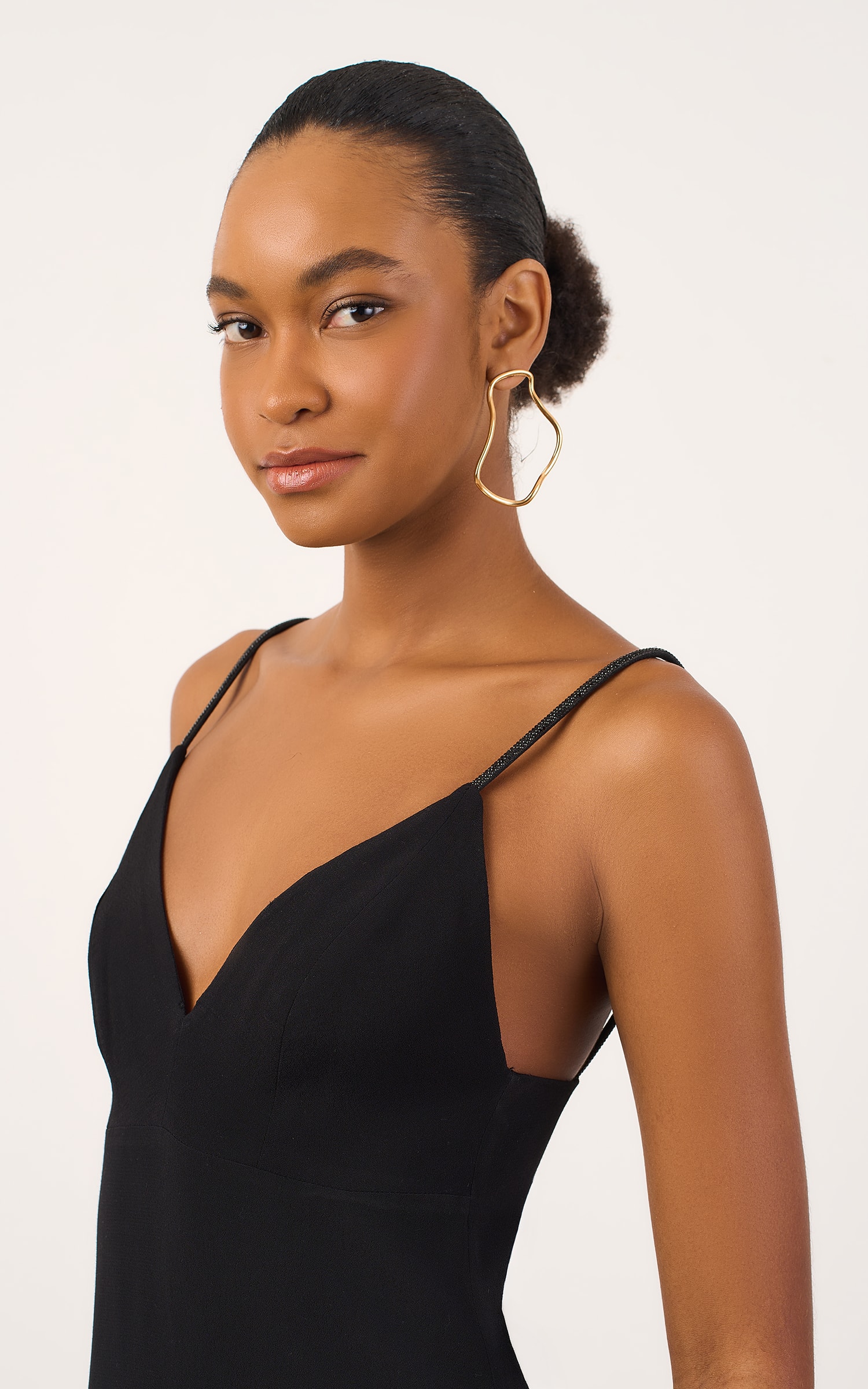Vestido Curto Frame Alca Preto
