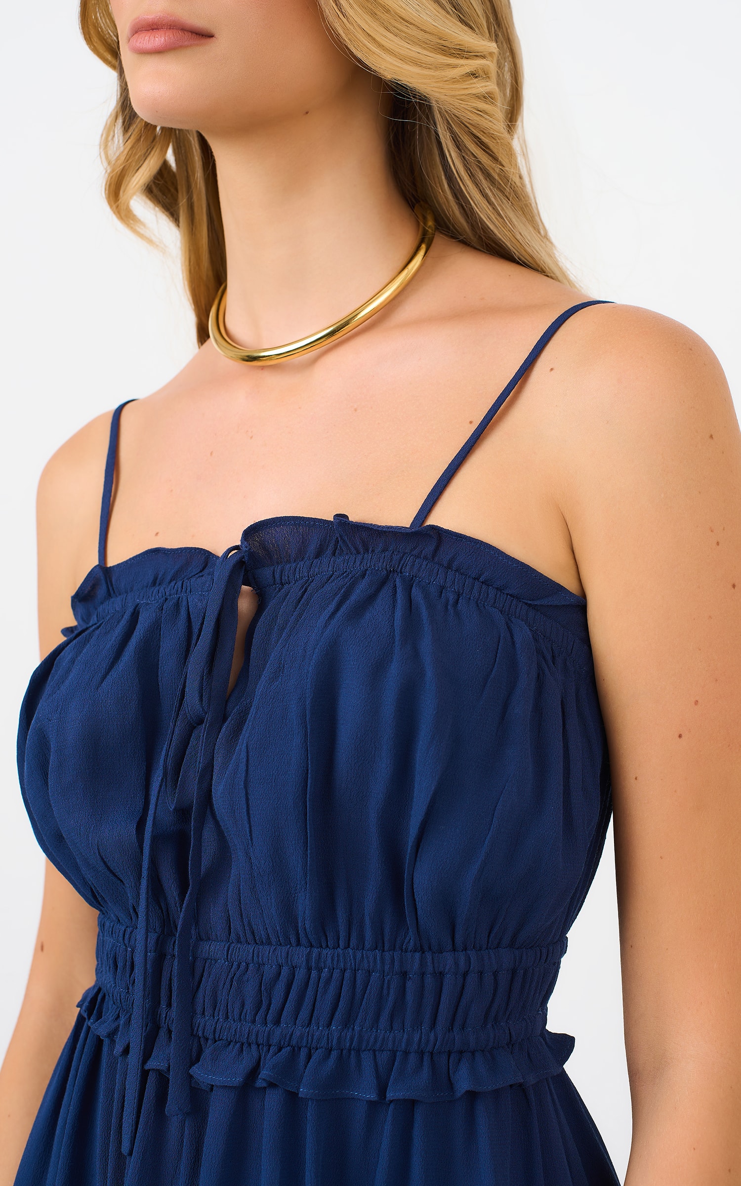 Vestido Curto Iced Marinho