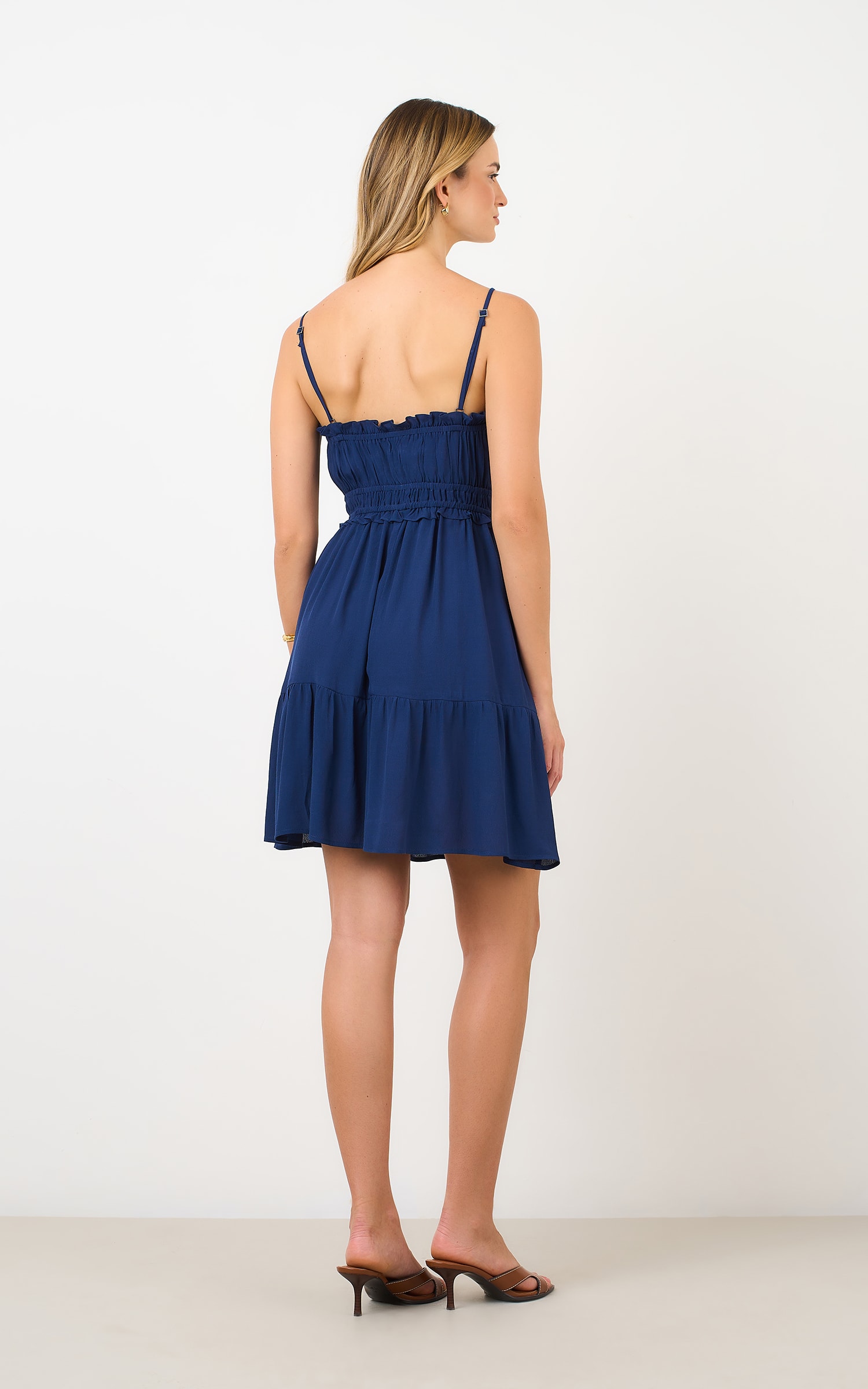 Vestido Curto Iced Marinho