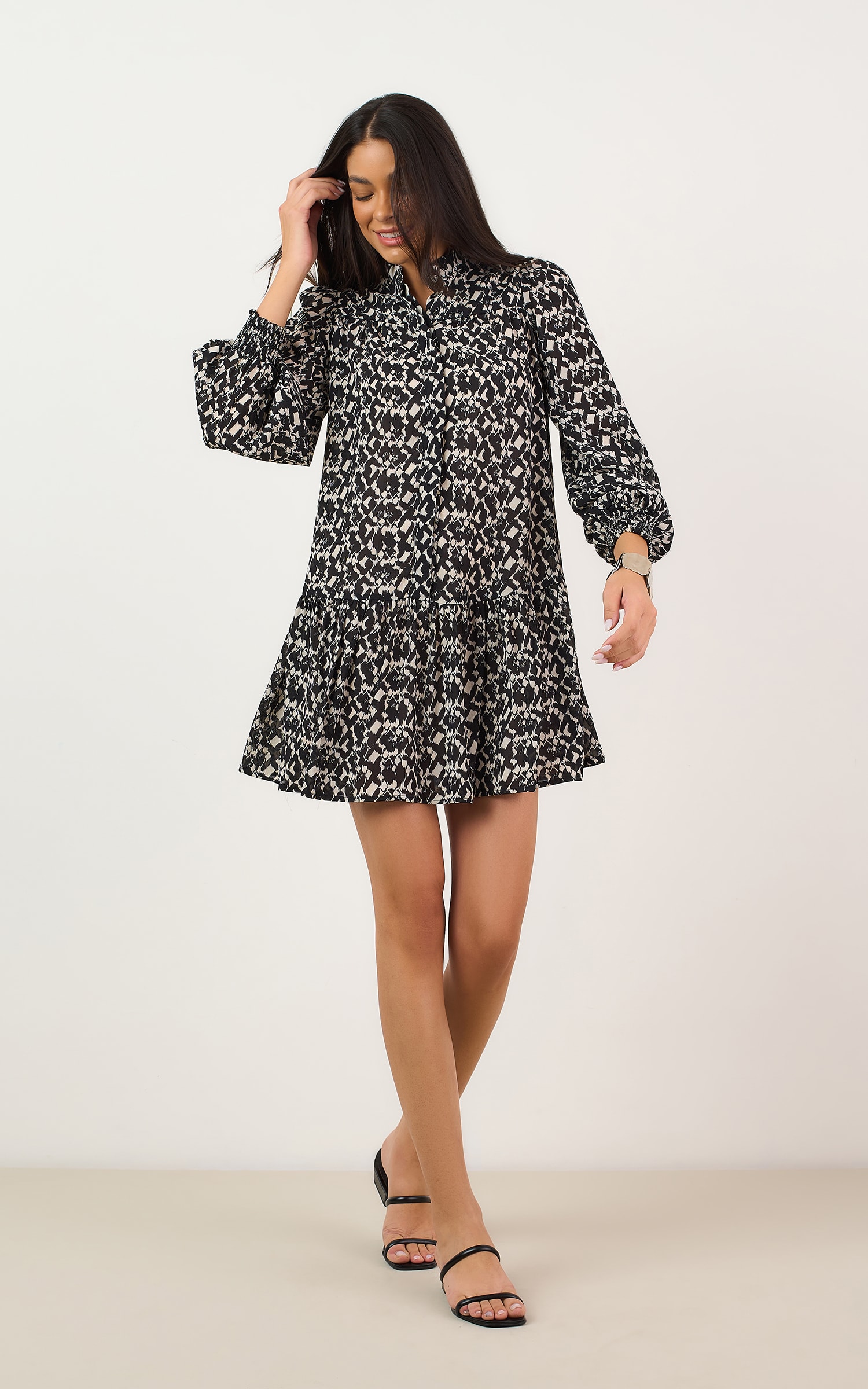 Vestido Curto Irish P/b