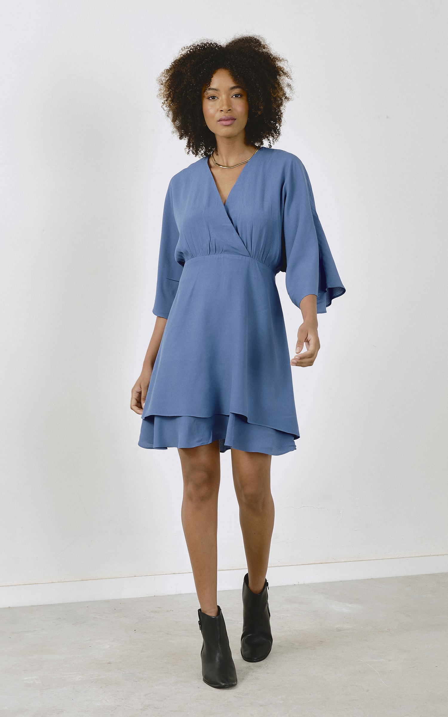 Vestido Curto Juazeiro Azul
