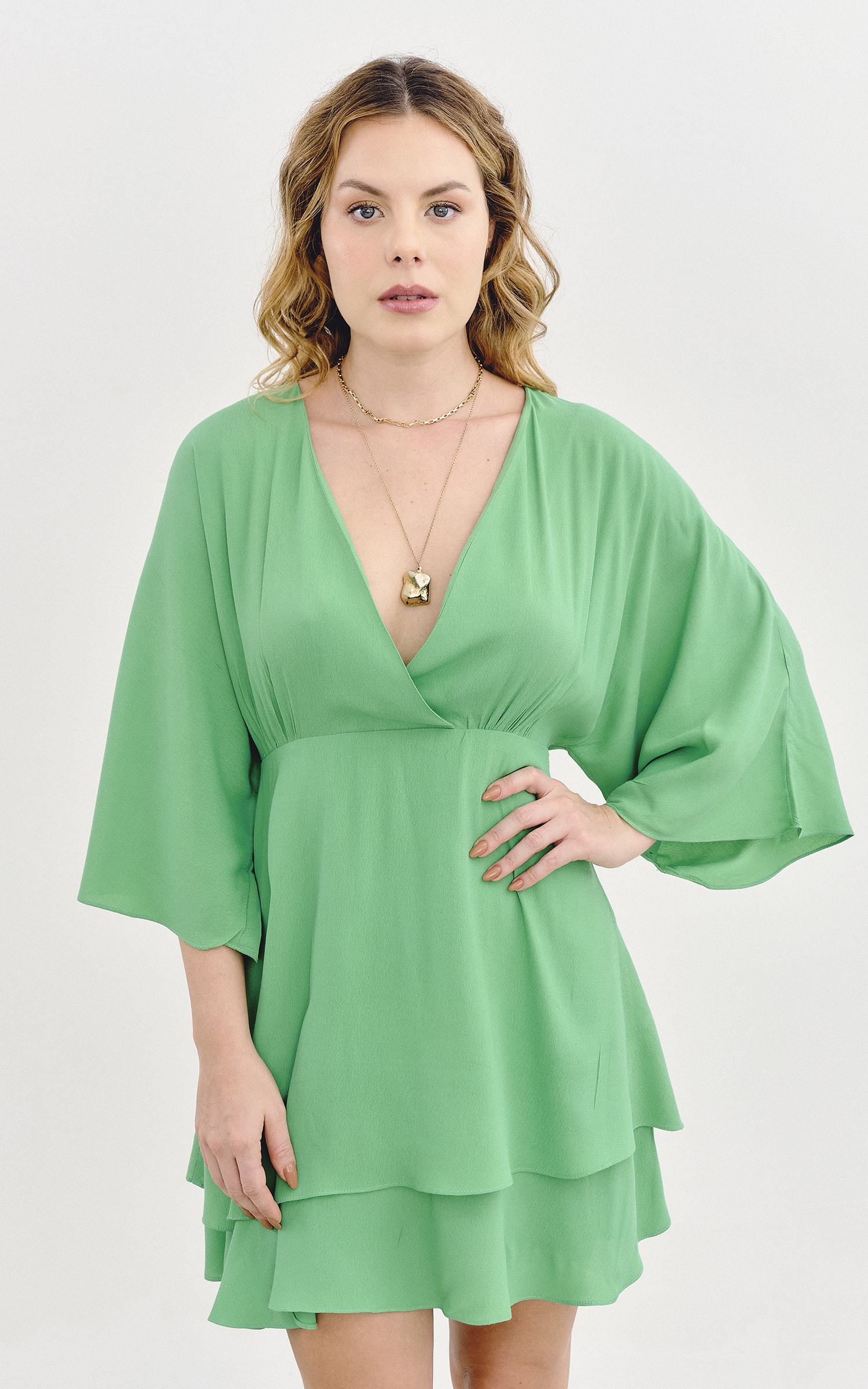 Vestido Curto Juazeiro Verde