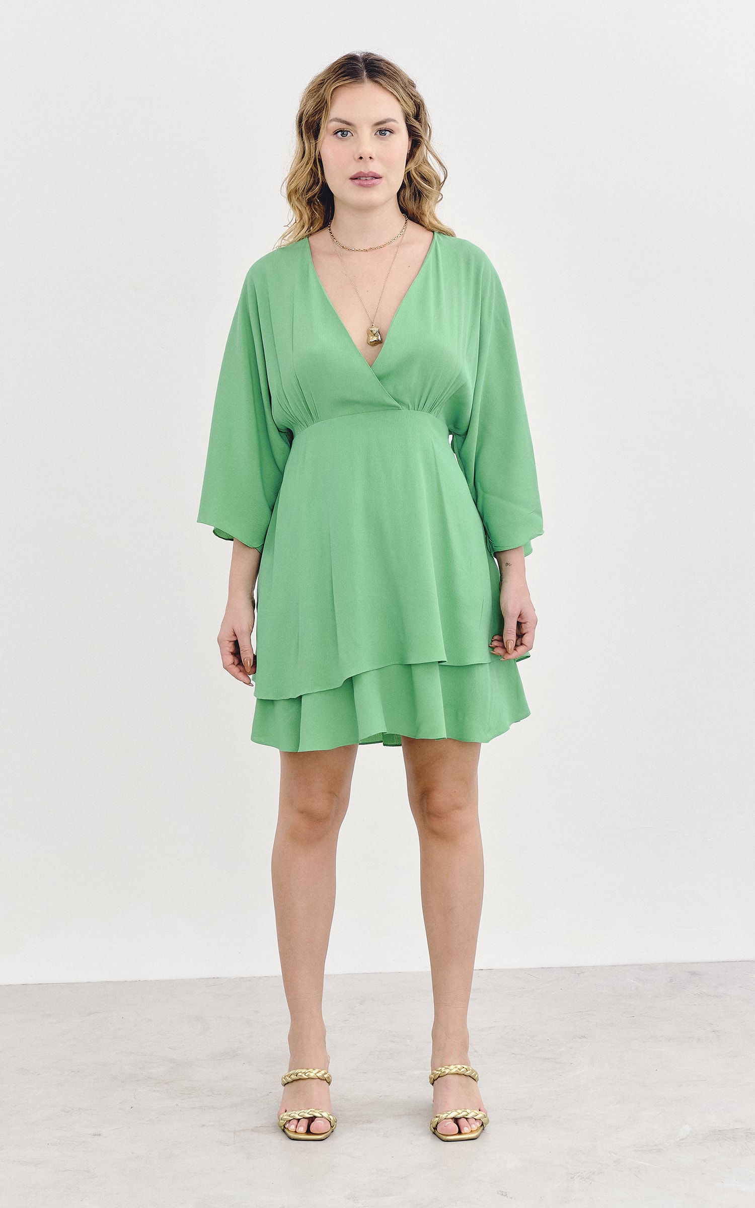 Vestido Curto Juazeiro Verde