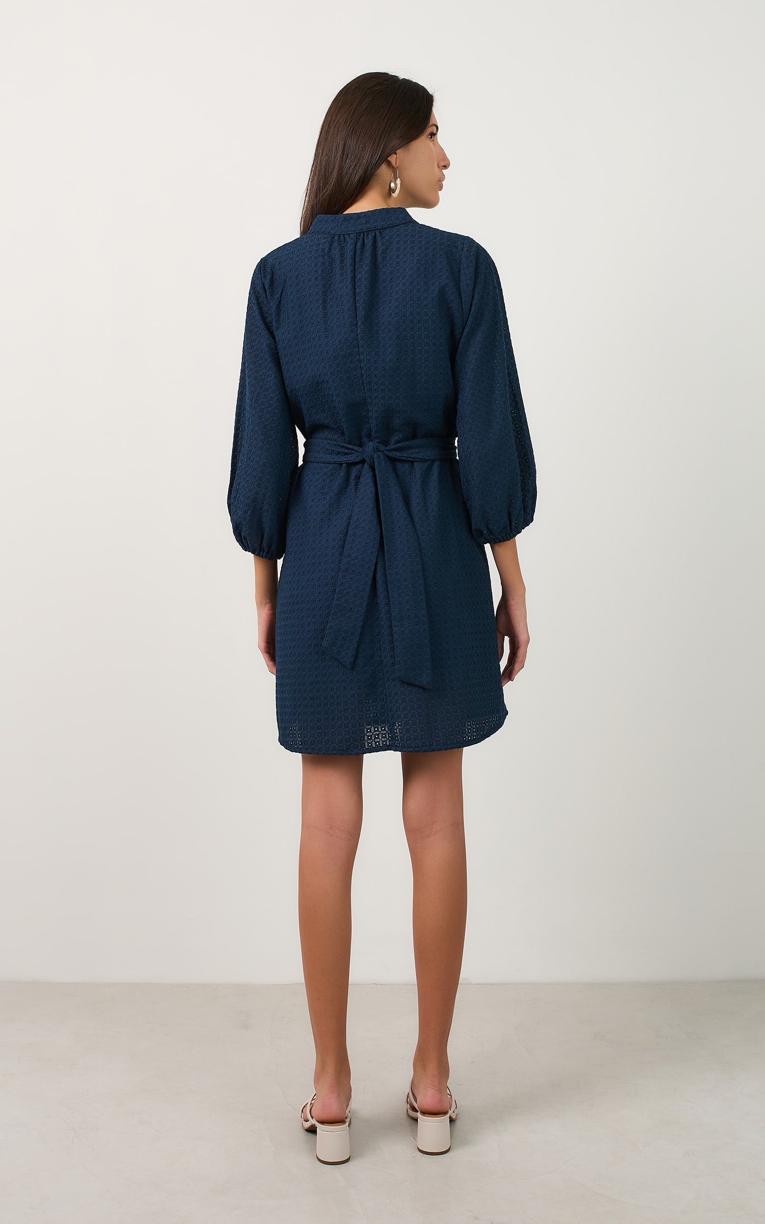 Vestido Curto Laise Selenita Marinho