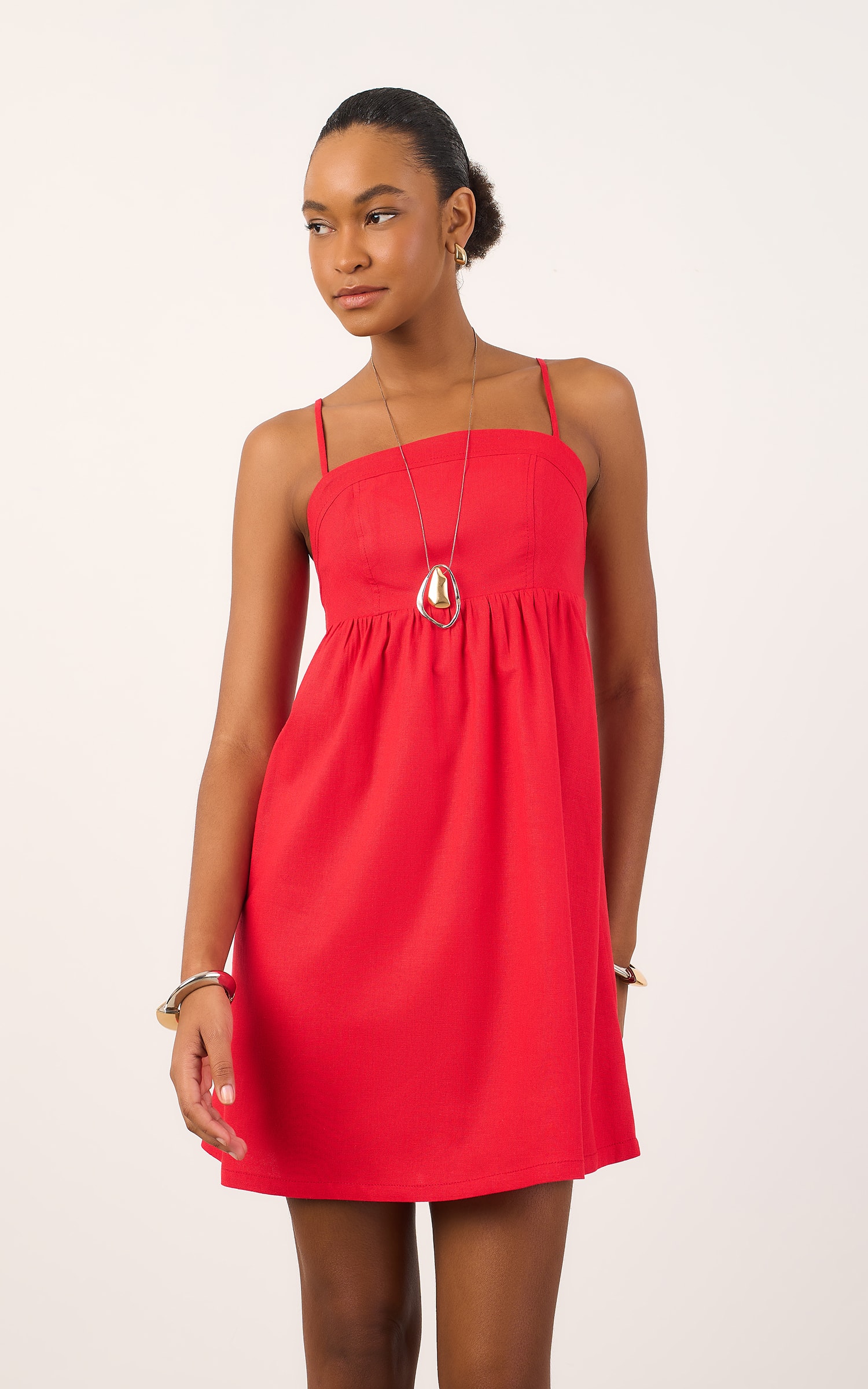 Vestido Curto Mar Vermelho