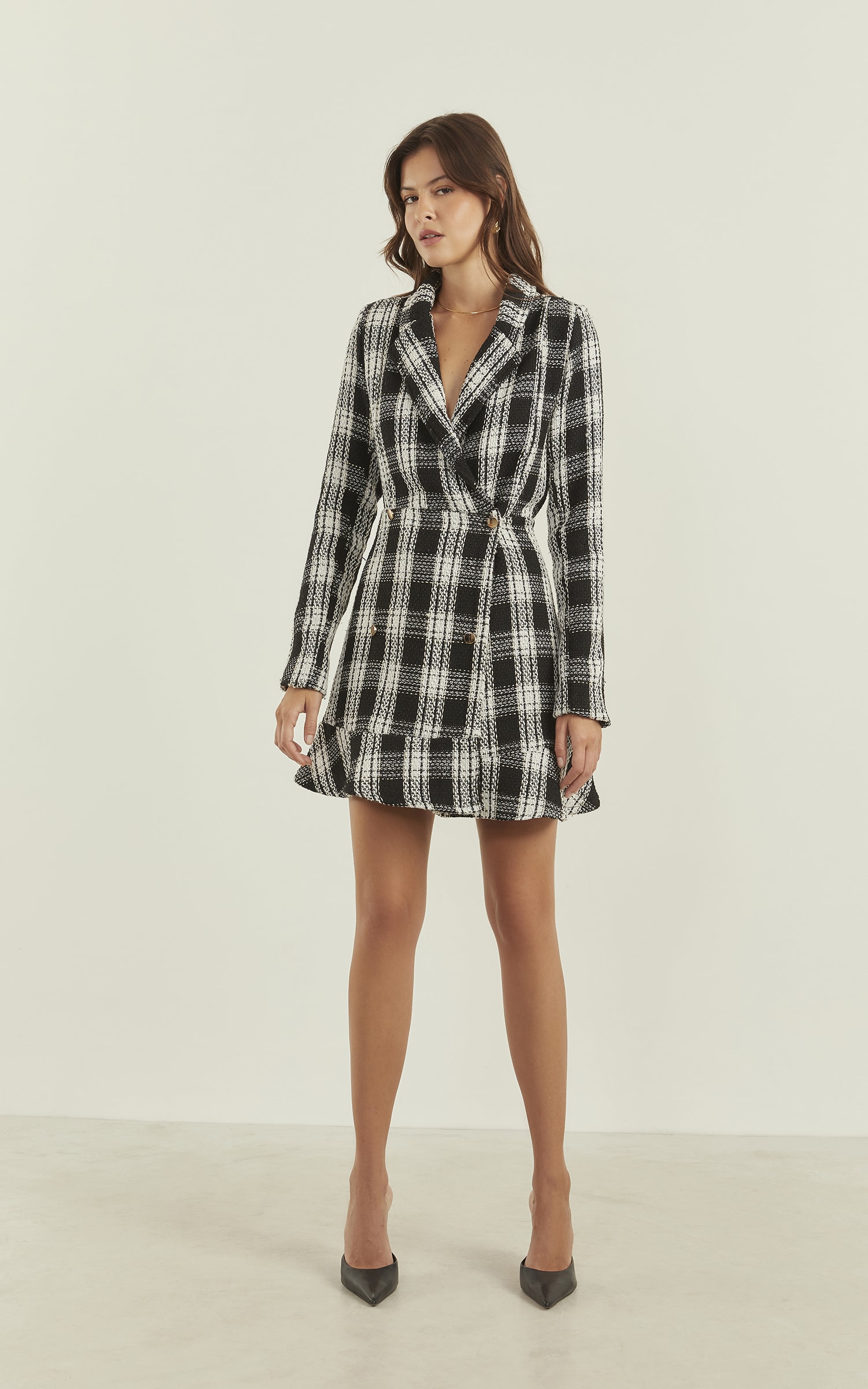 Vestido Curto Mine Preto