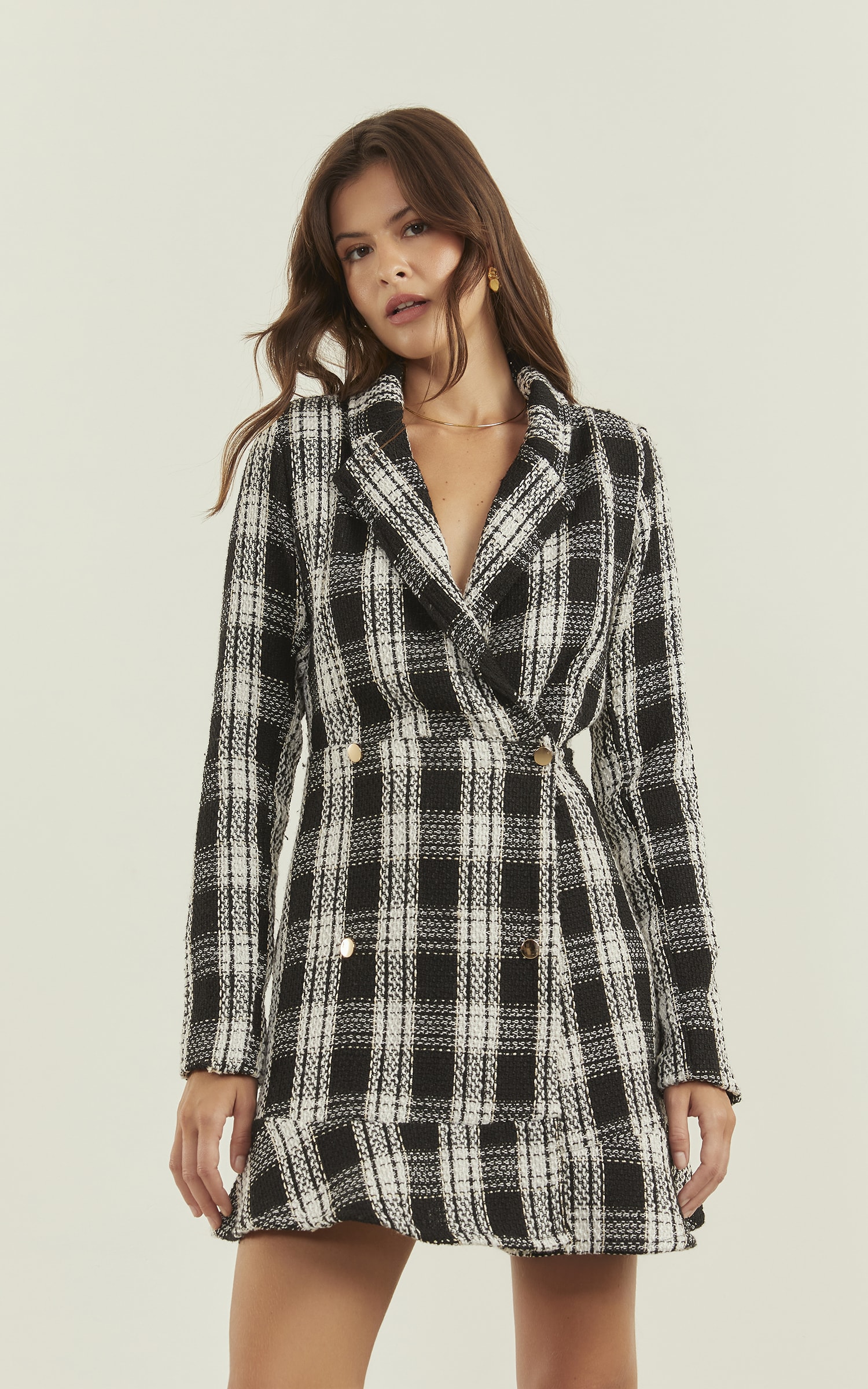 Vestido Curto Mine Preto