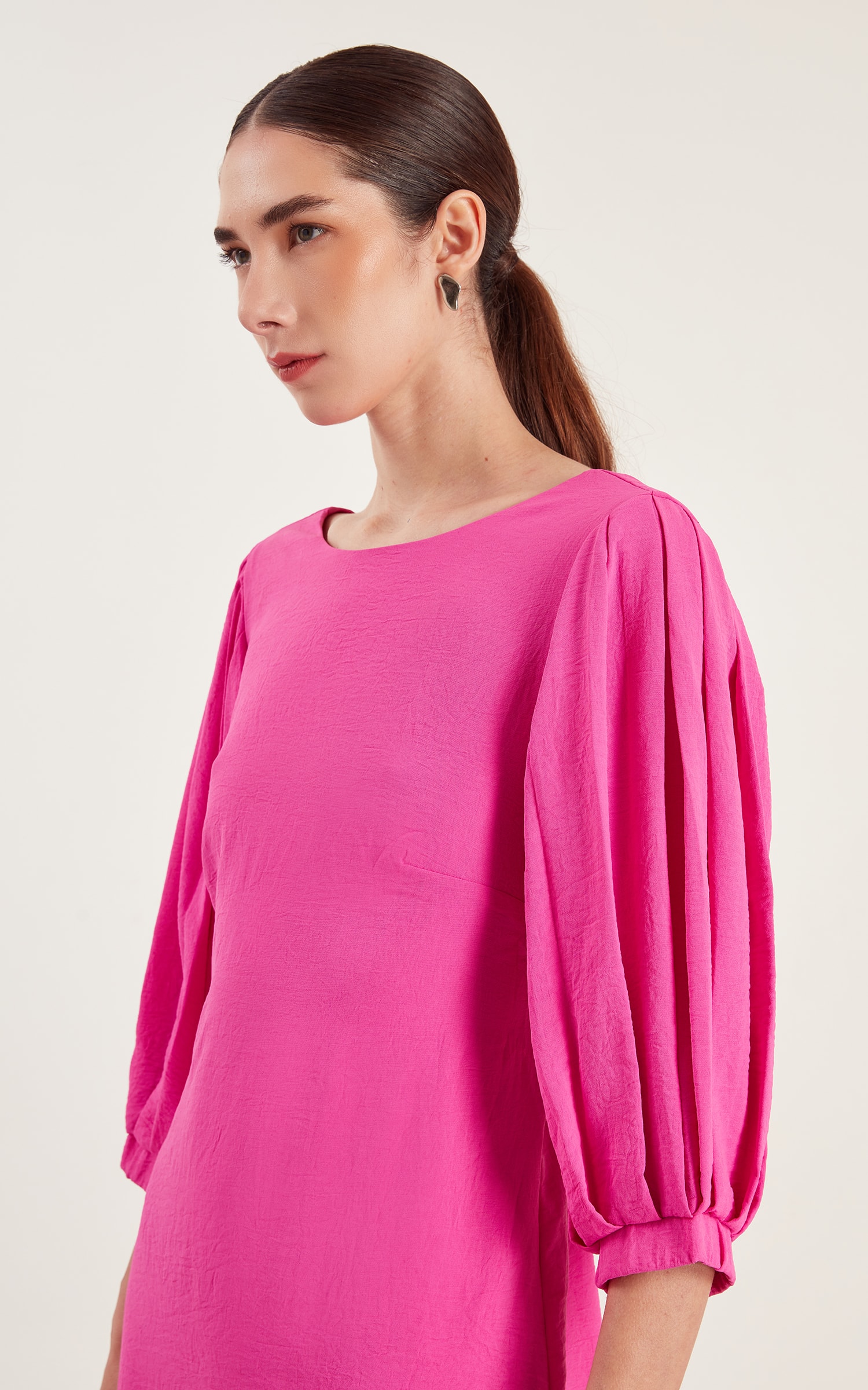 Vestido Curto Minimal Rosa