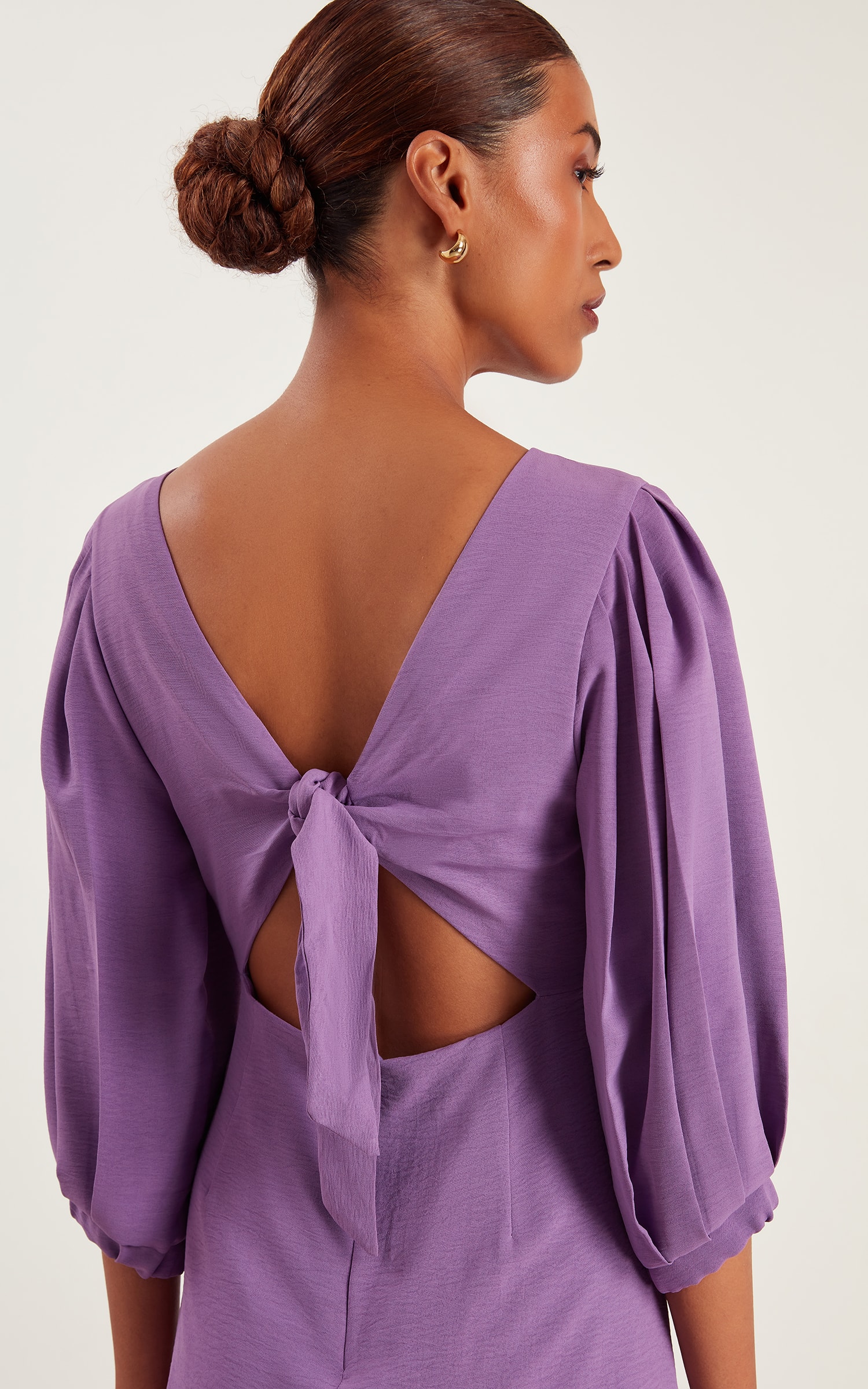 Vestido Curto Minimal Violeta