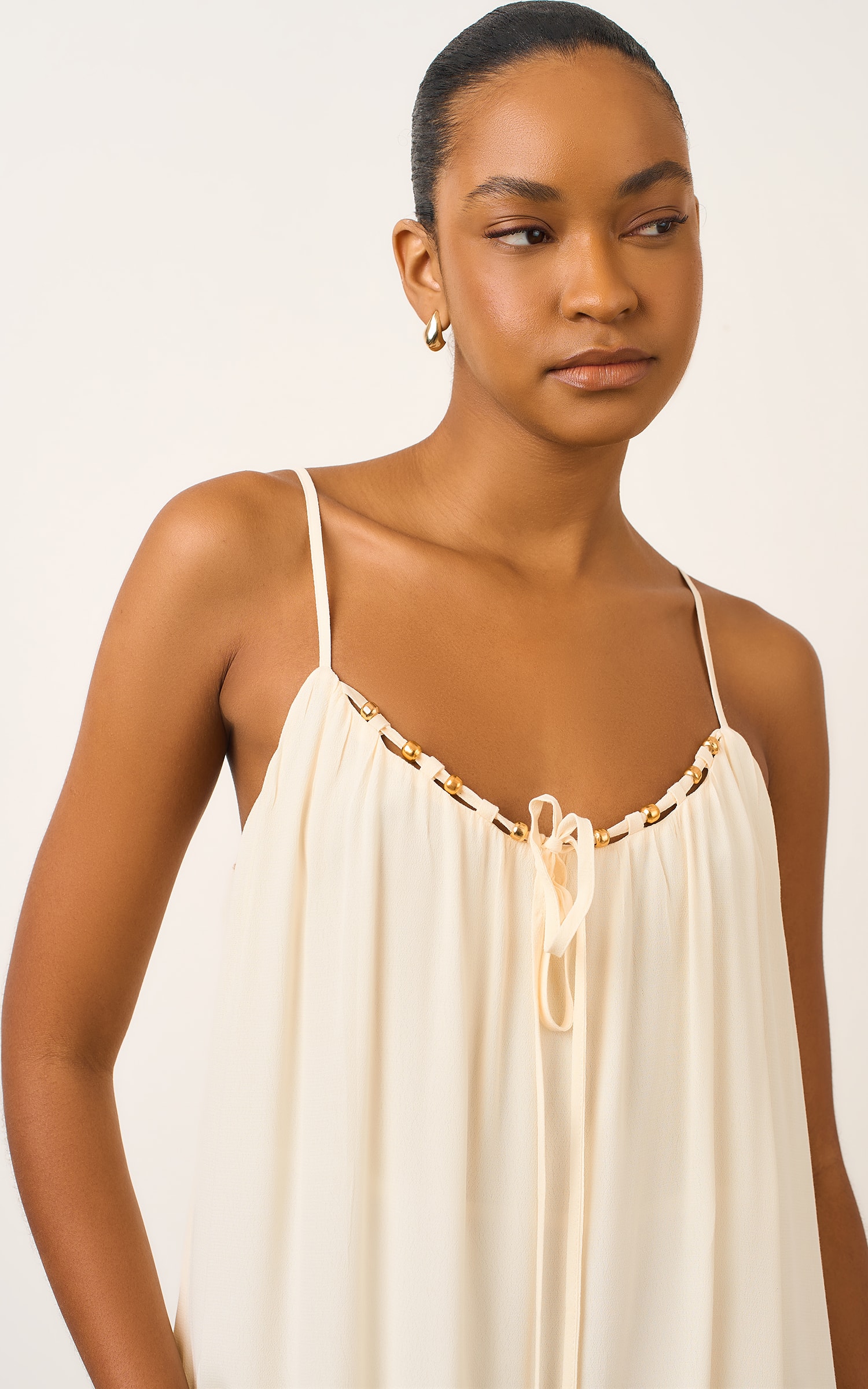 Vestido Curto Naif Off White