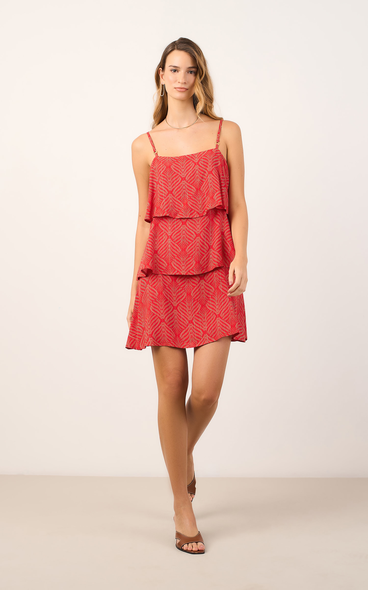 Vestido Curto Nara Vermelho