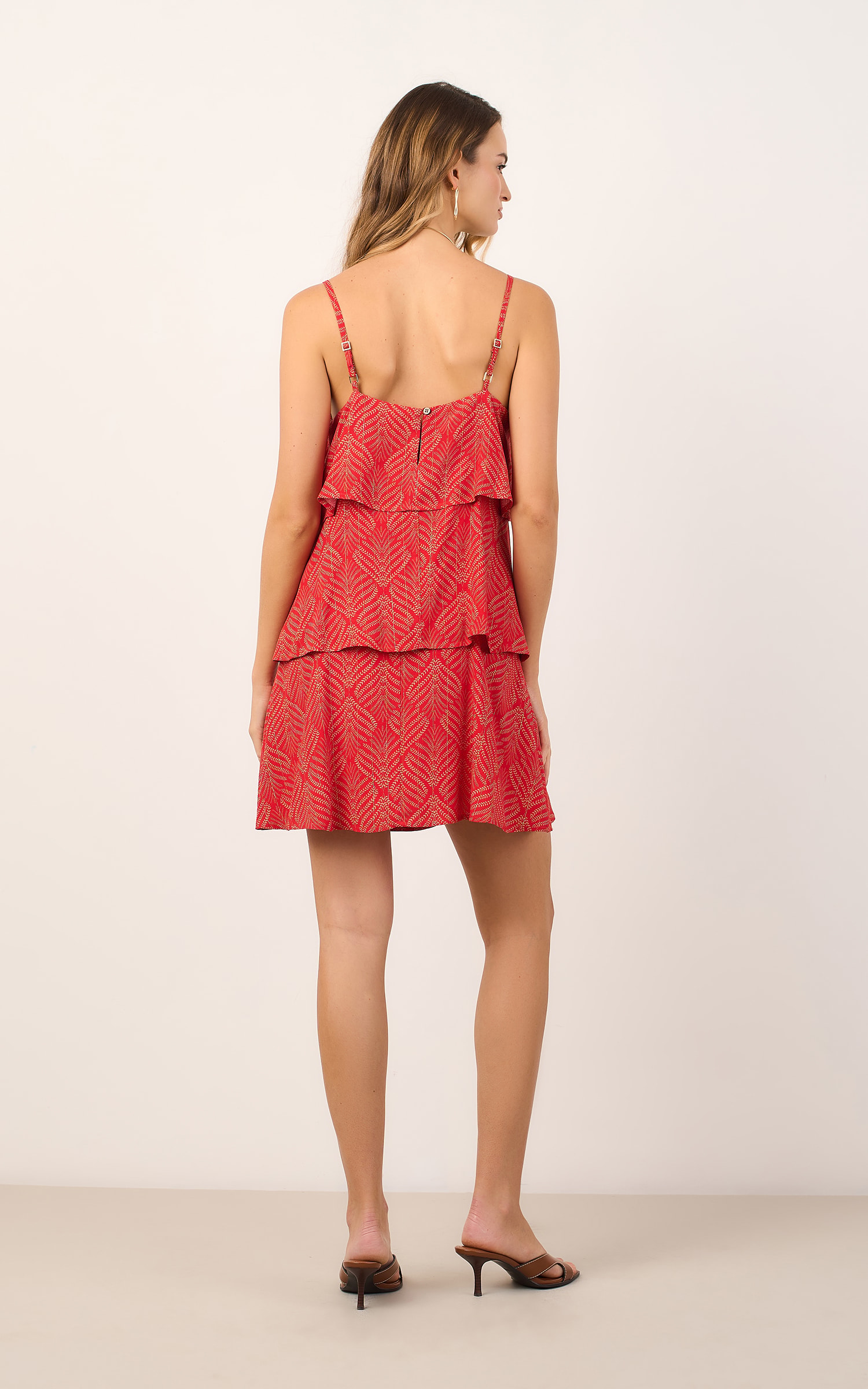 Vestido Curto Nara Vermelho