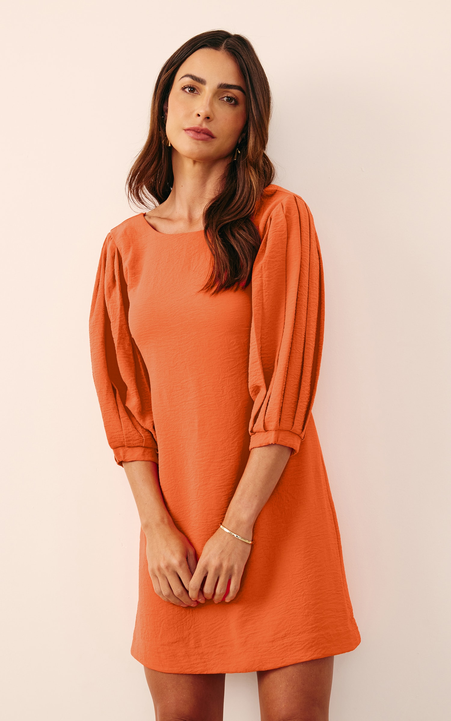 Vestido Curto Nascer Coral