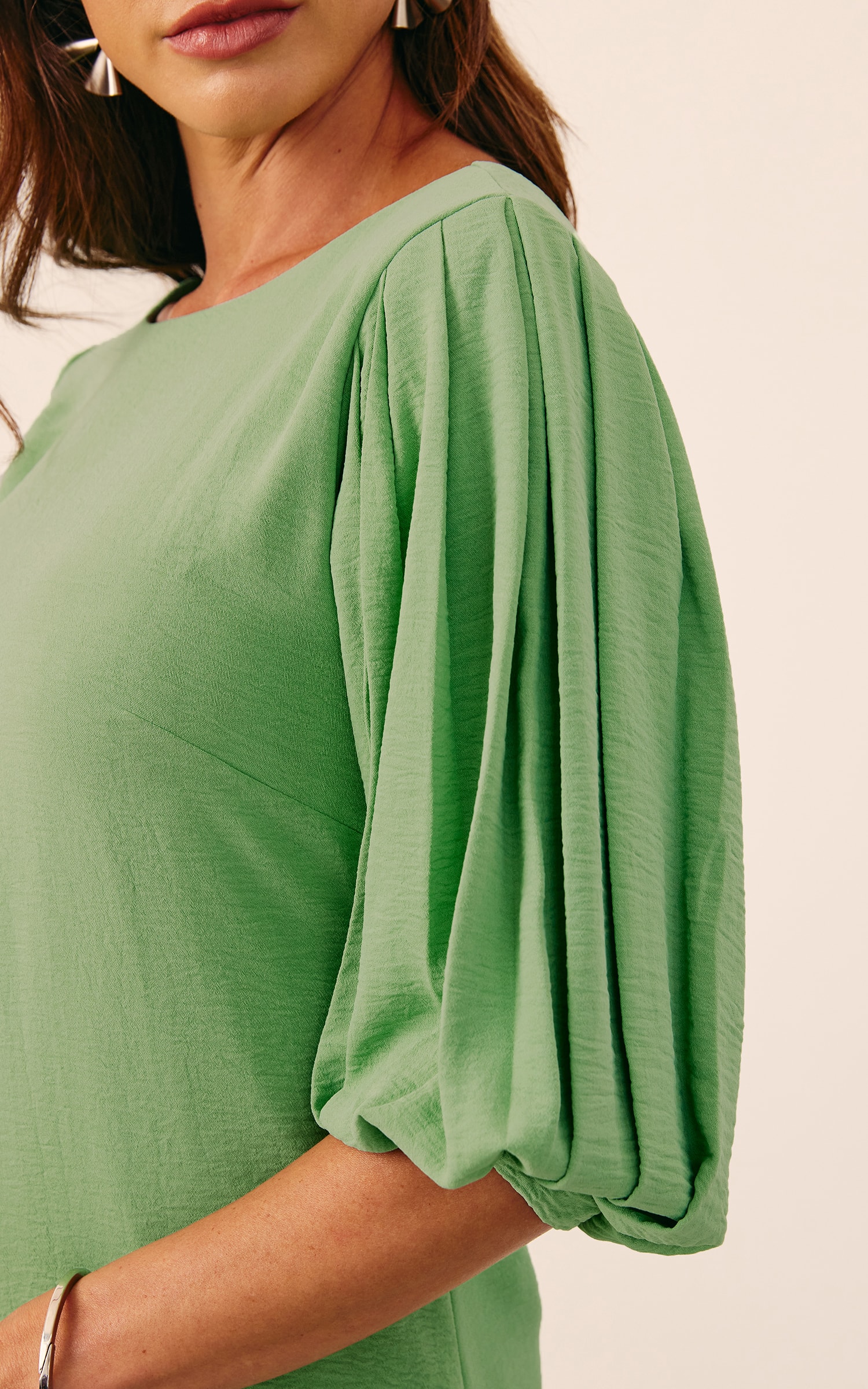 Vestido Curto Nascer Verde