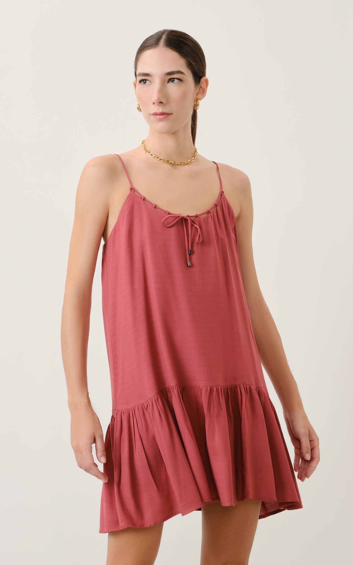 Vestido Curto Nepal Mauve