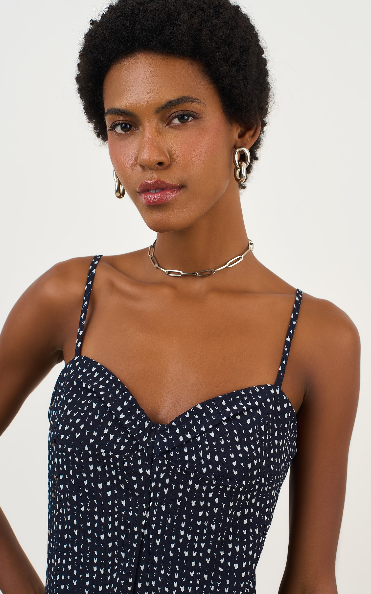Vestido Curto New Glow Marinho
