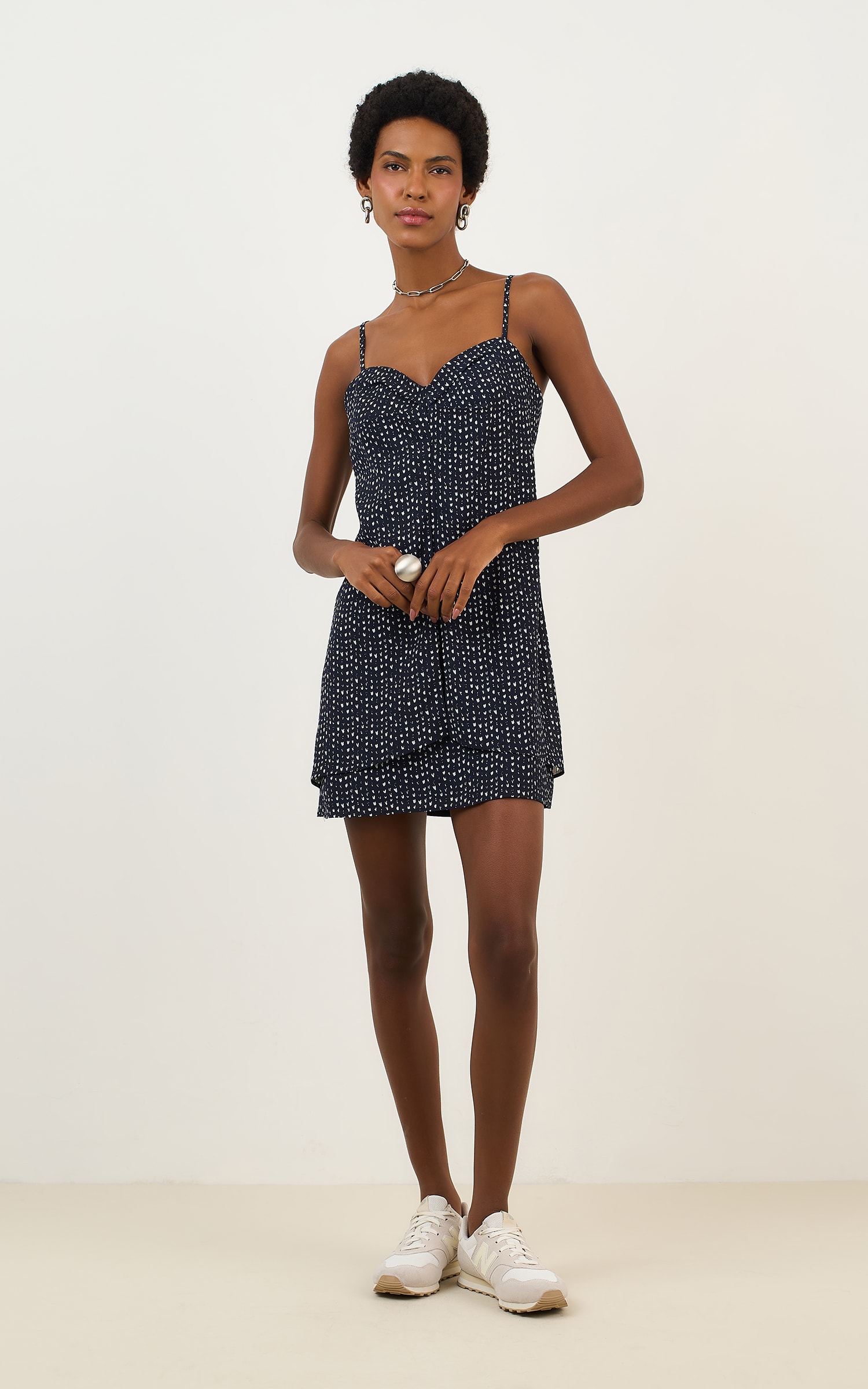 Vestido Curto New Glow Marinho