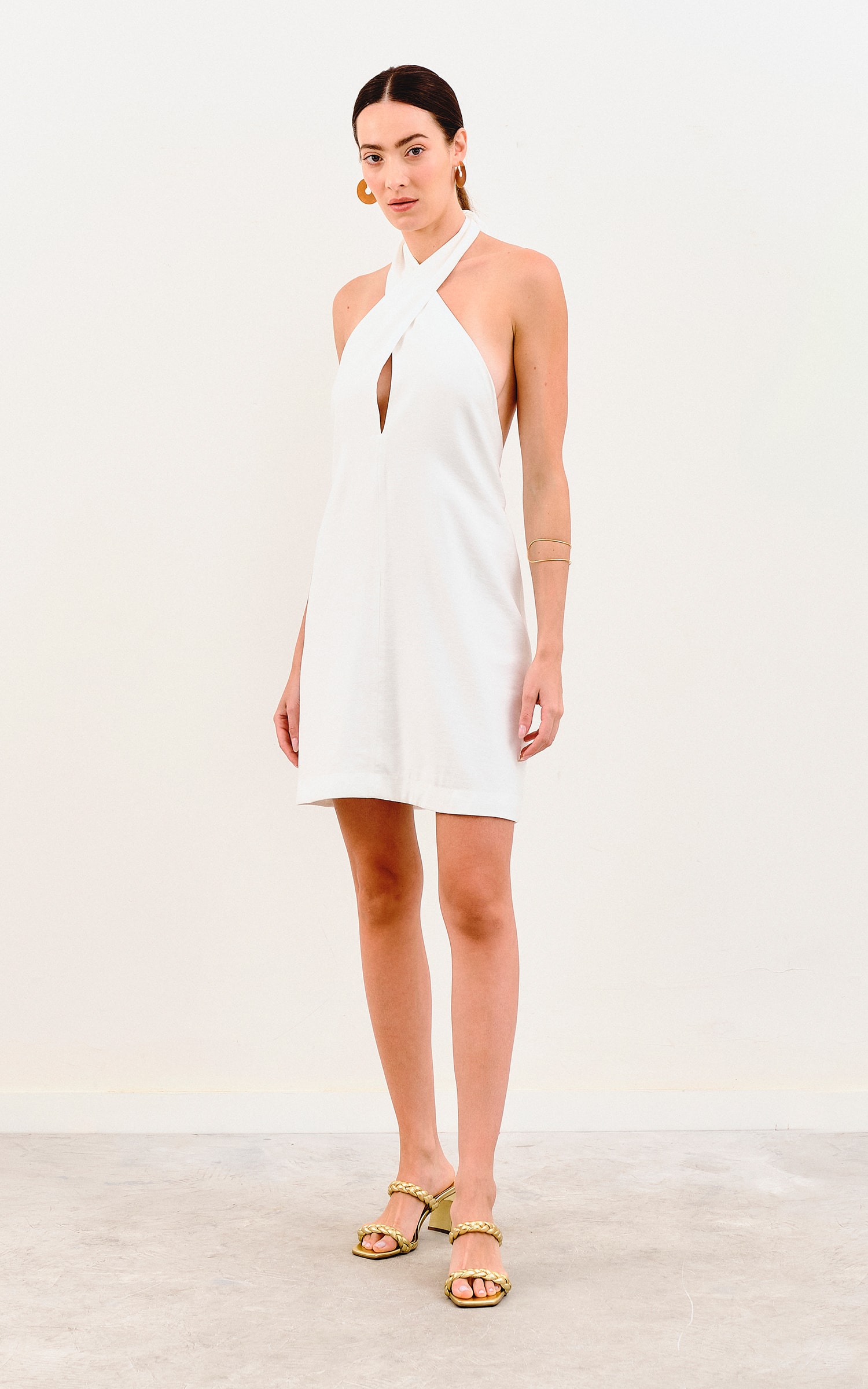 Vestido Curto Ny Off White