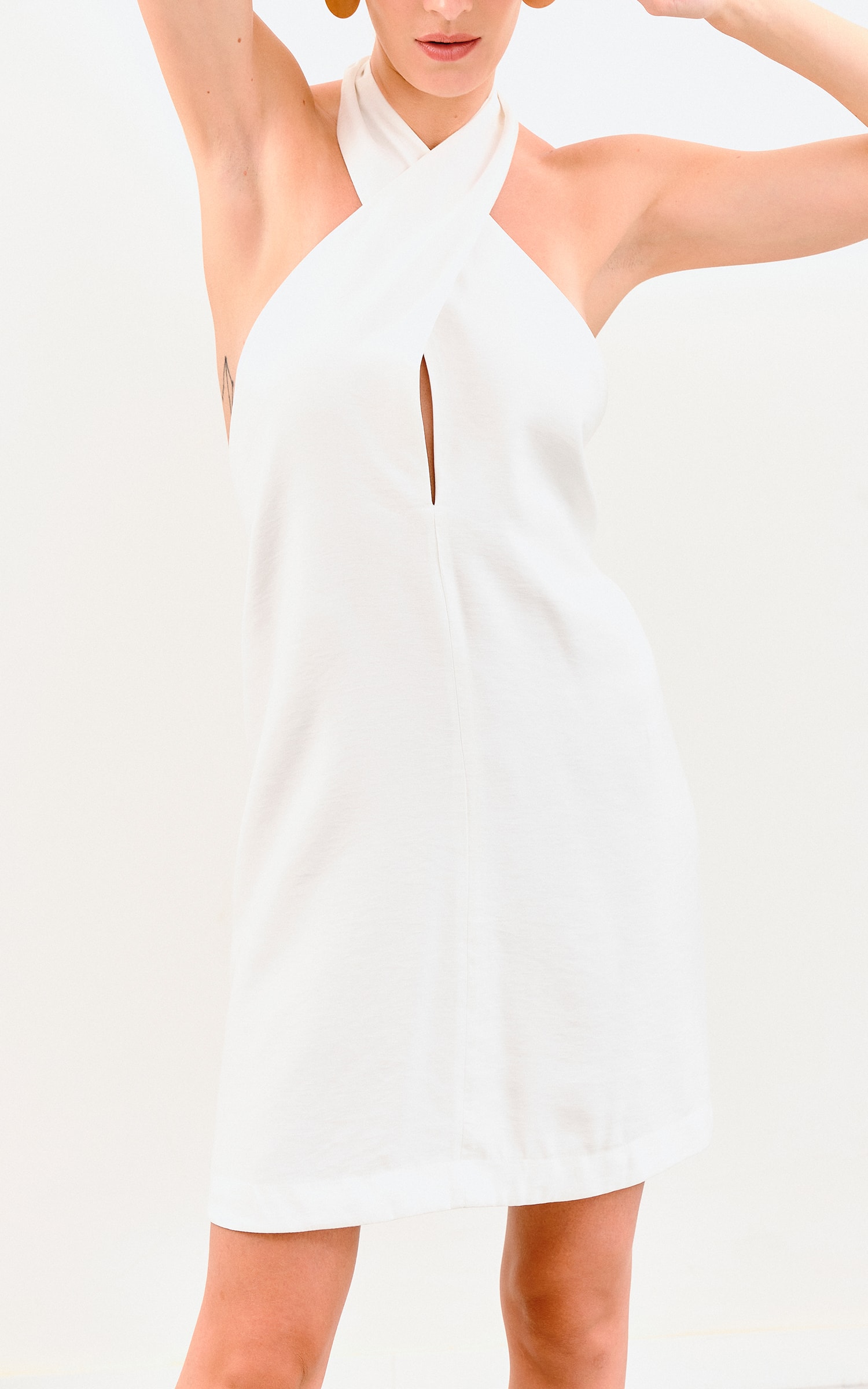 Vestido Curto Ny Off White