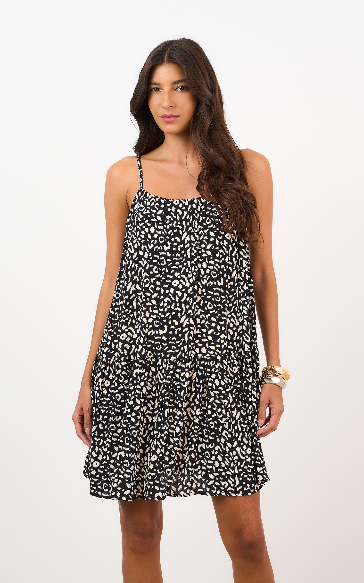 Vestido Curto Raffinato Preto