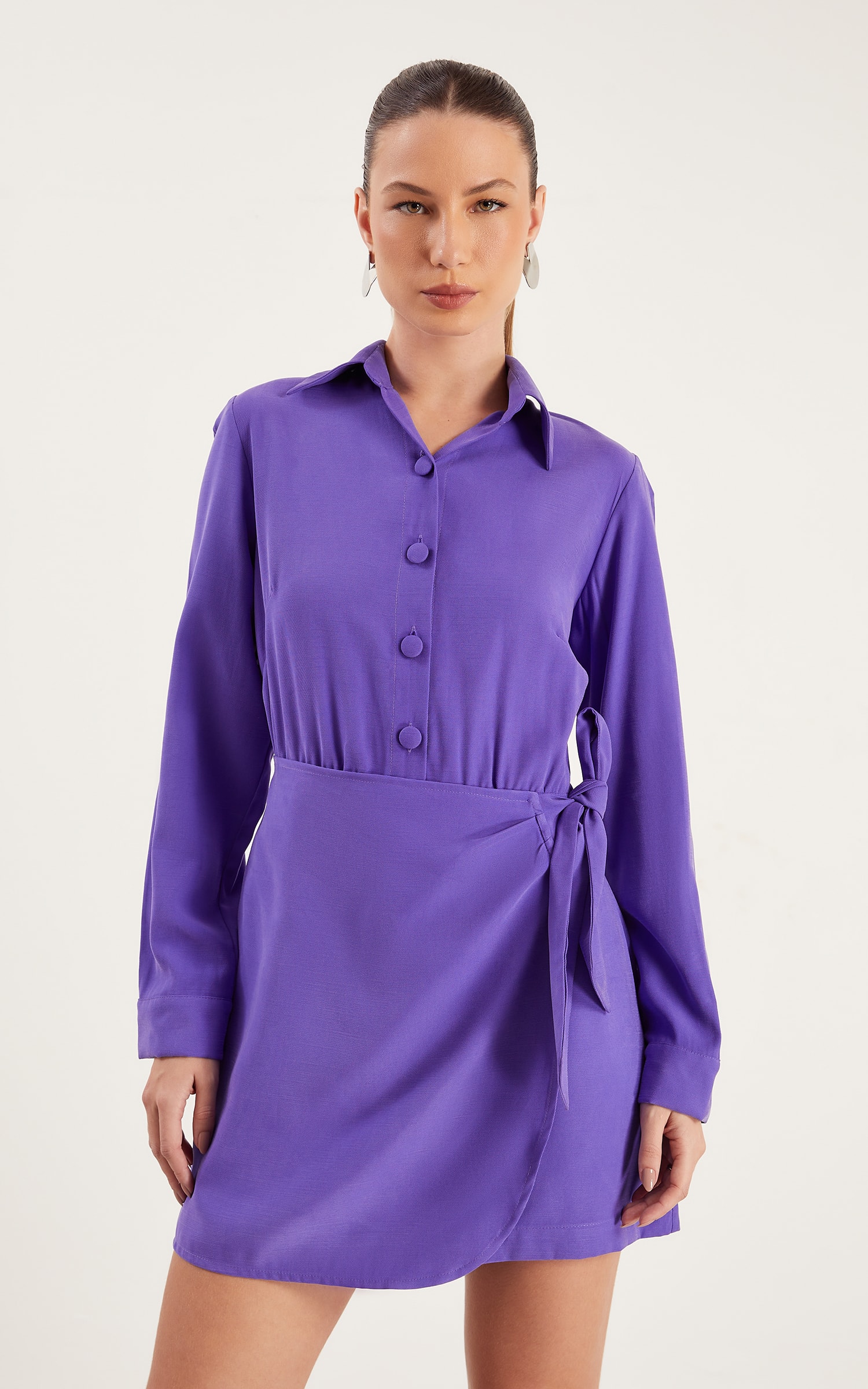 Vestido Curto Renovar Ametista