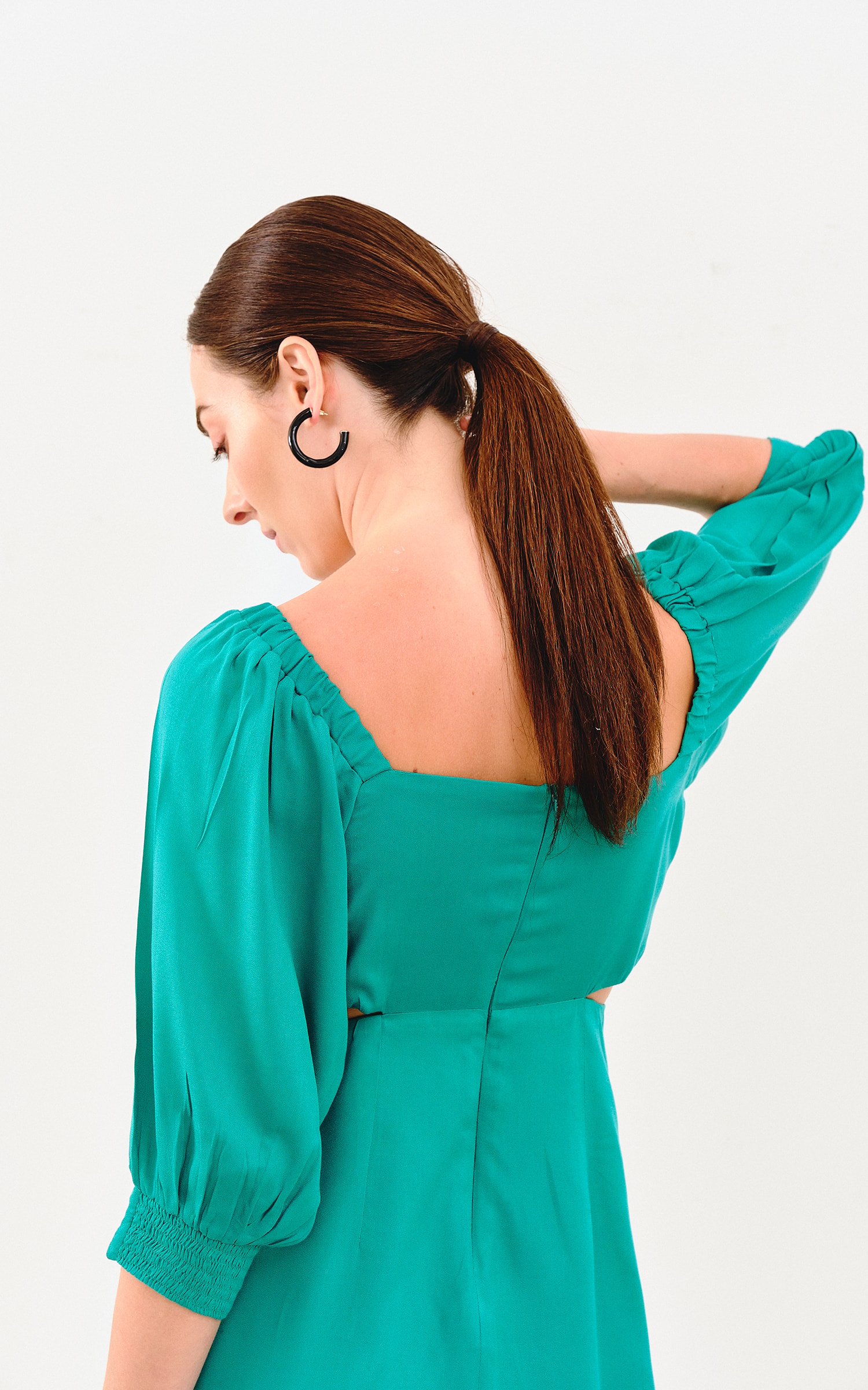 Vestido Curto Resort Verde
