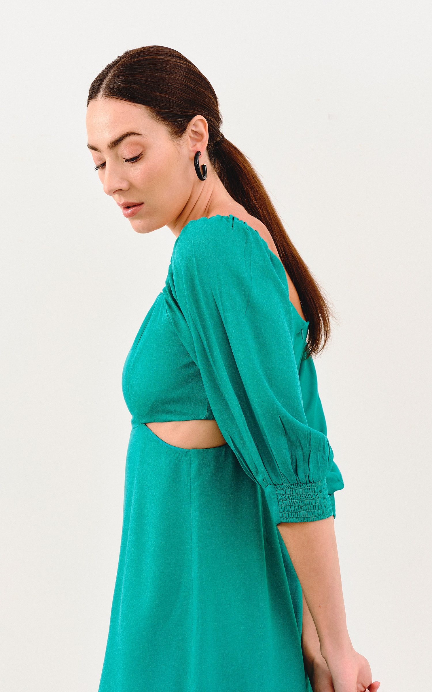 Vestido Curto Resort Verde