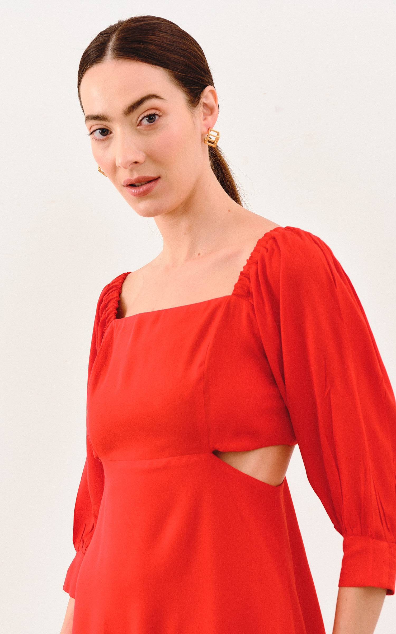 Vestido Curto Resort Vermelho