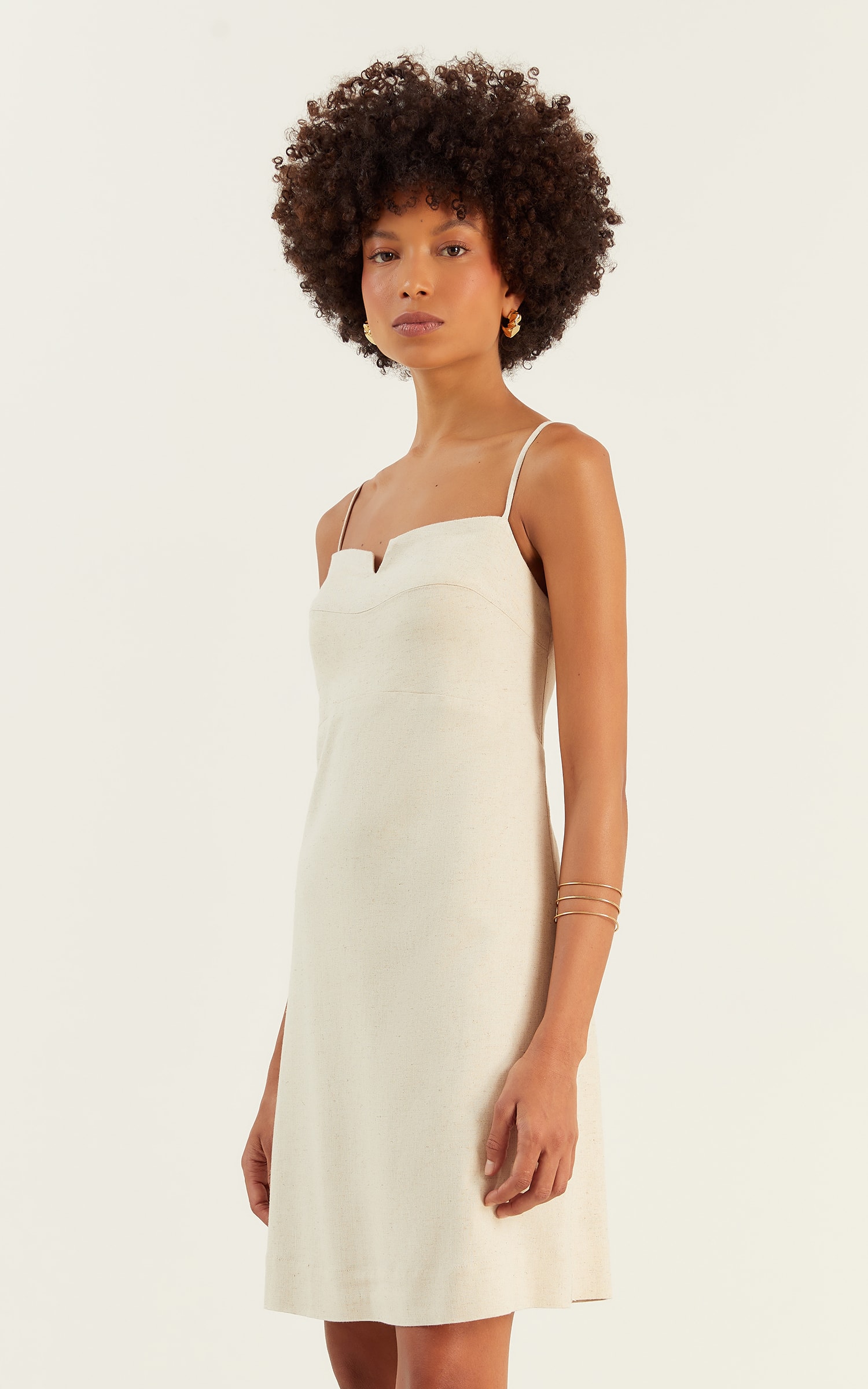 Vestido Curto Santorini Natural