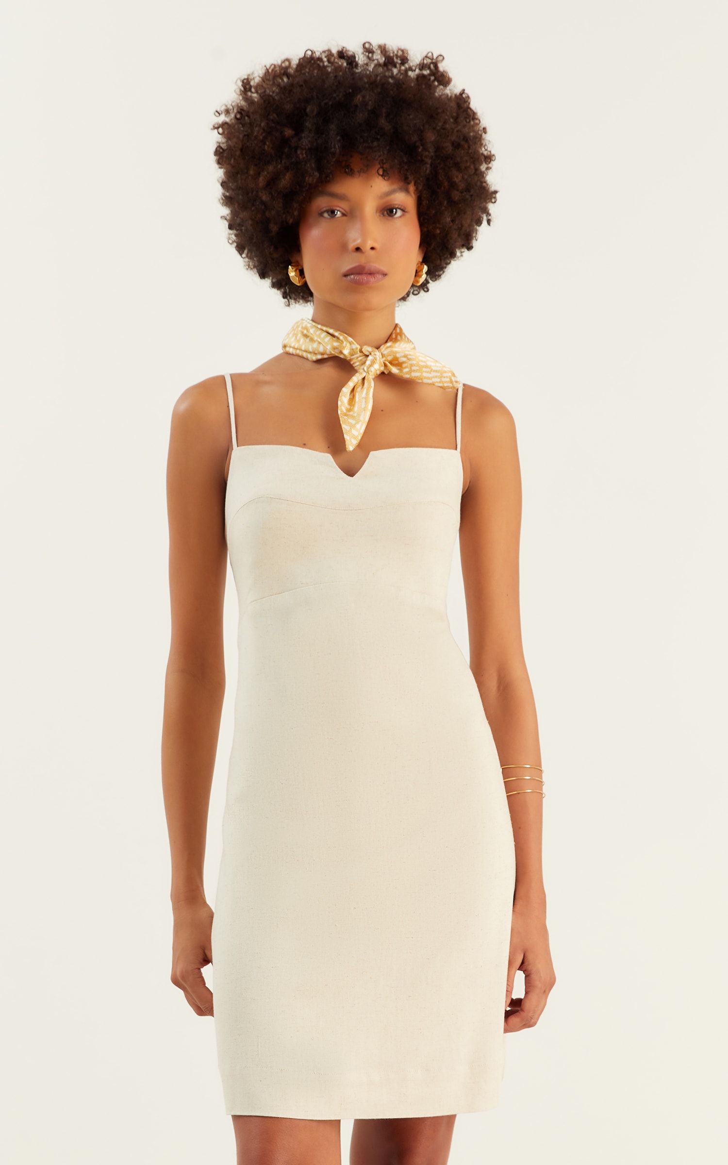 Vestido Curto Santorini Natural