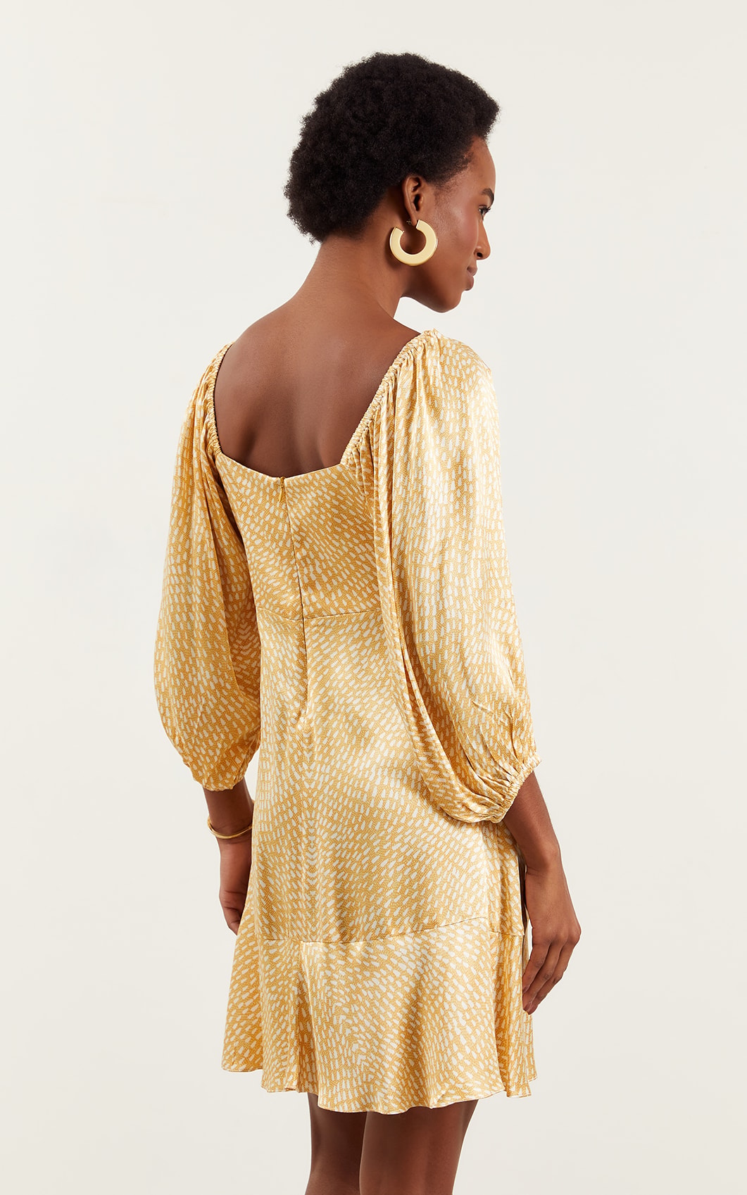 Vestido Curto Sun Amarelo